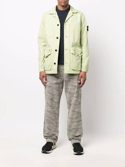 Stone Island Compass badge military jacket outlook