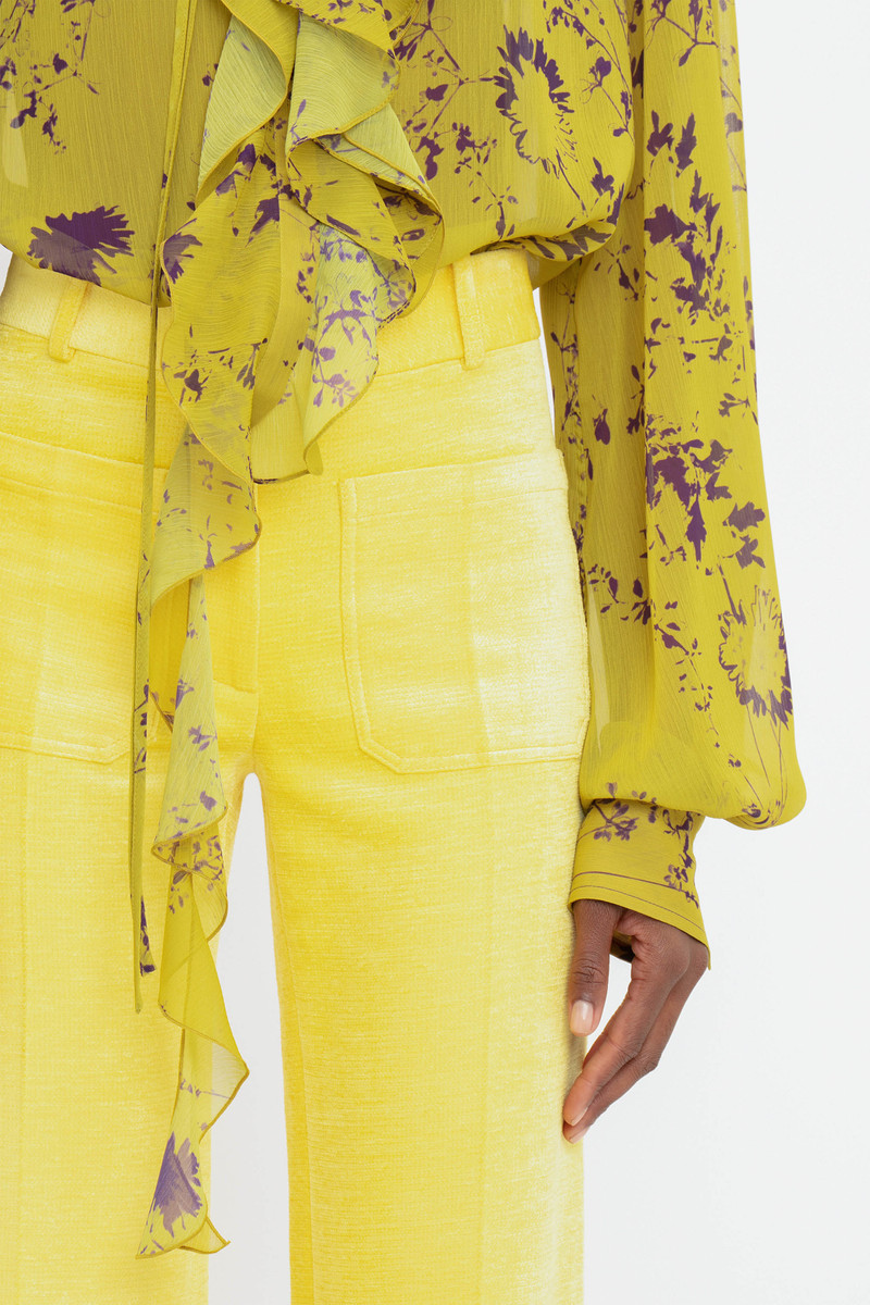 Romantic Blouse In Yellow Ochre 6