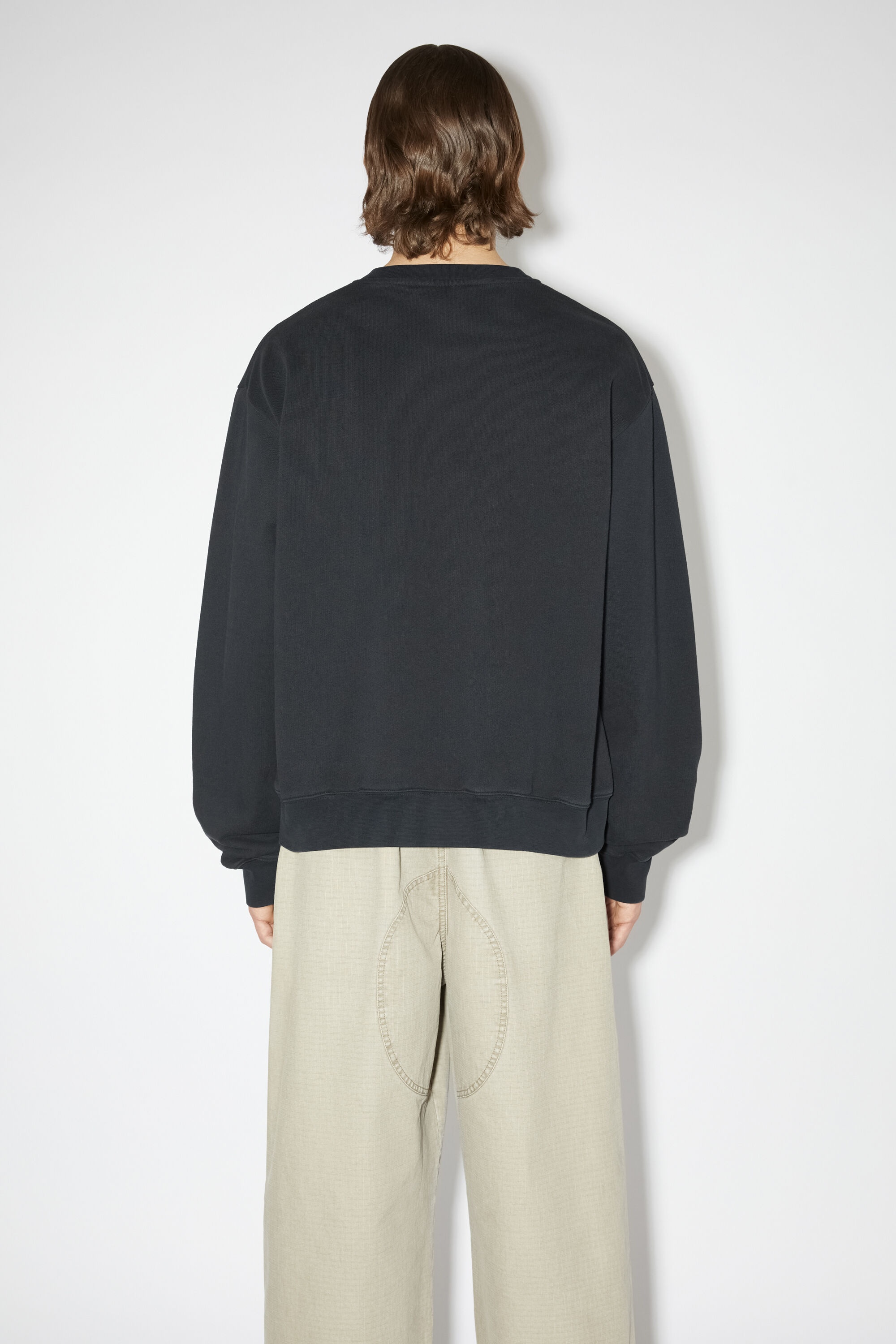 Glow in the dark logo sweater - Faded black - 3