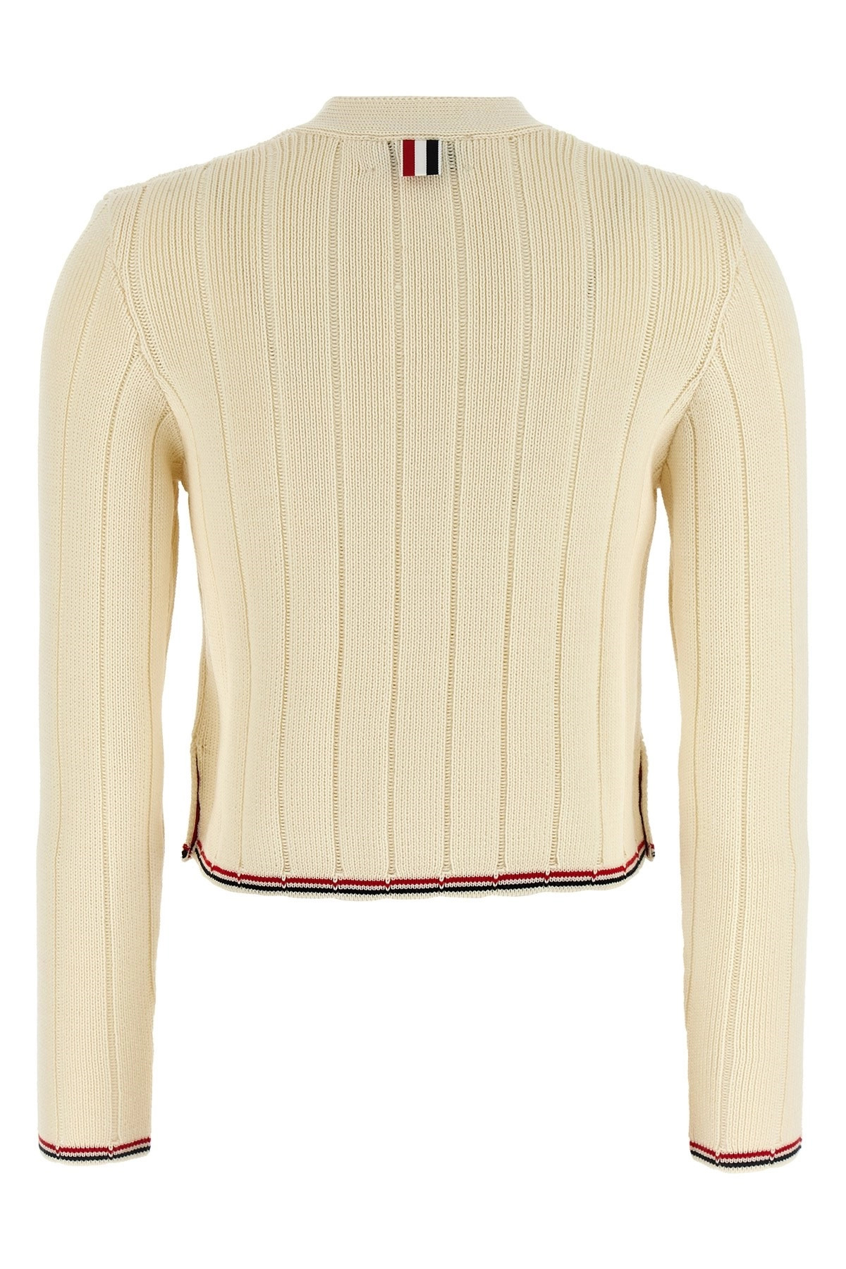 'Ladder Full Needle Rib Stitch' cardigan - 2
