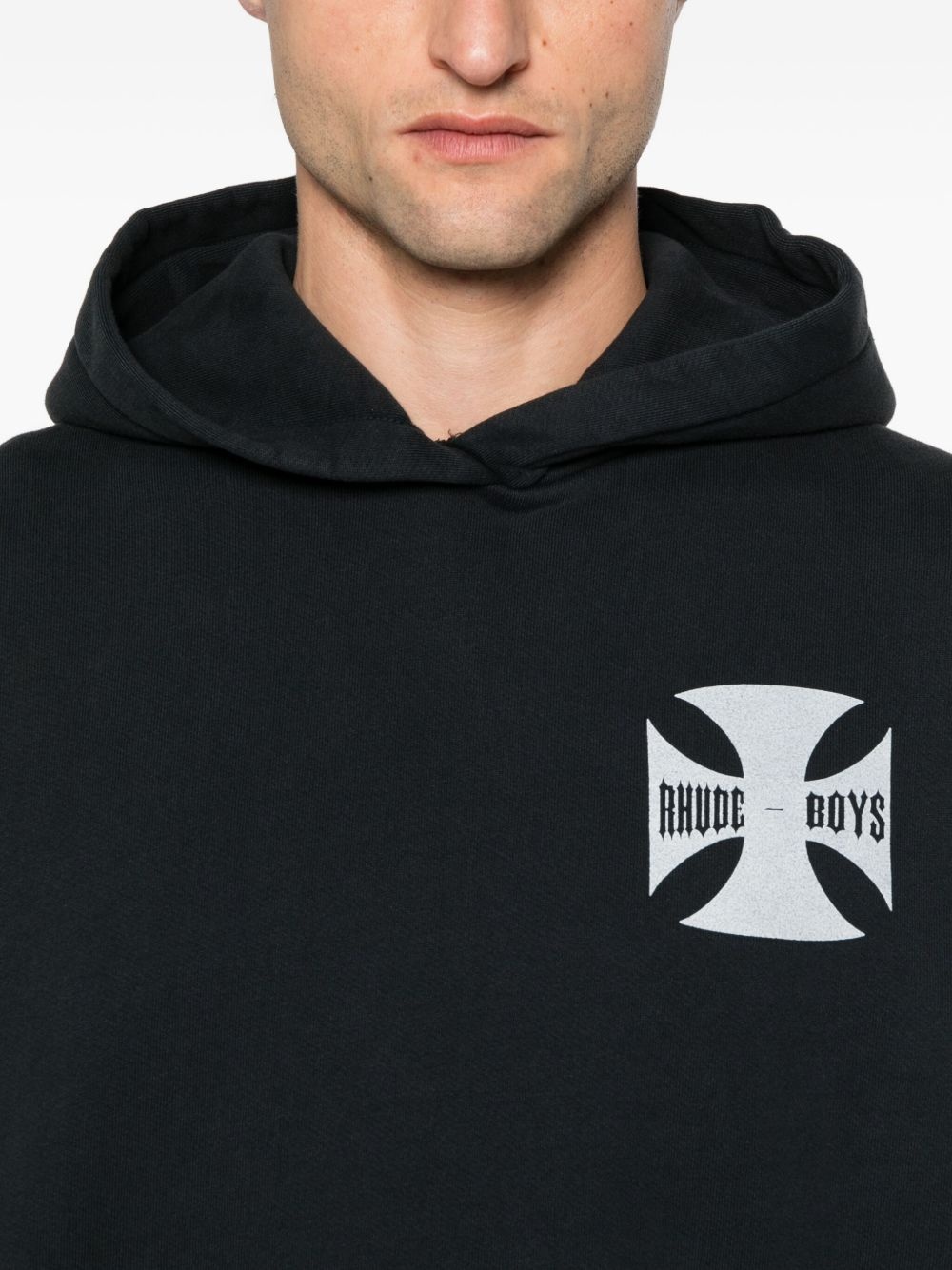 logo-print hoodie - 5