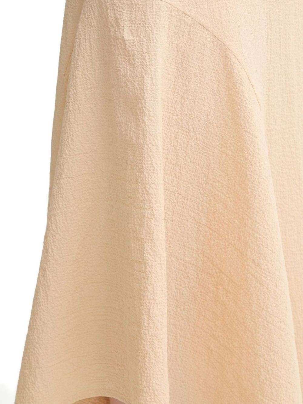 scoop-neck asymmetric day dress - 4