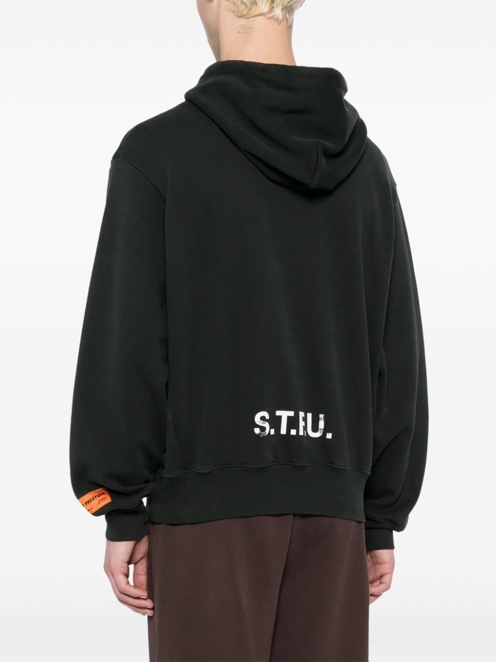 logo-print zip-up hoodie - 4