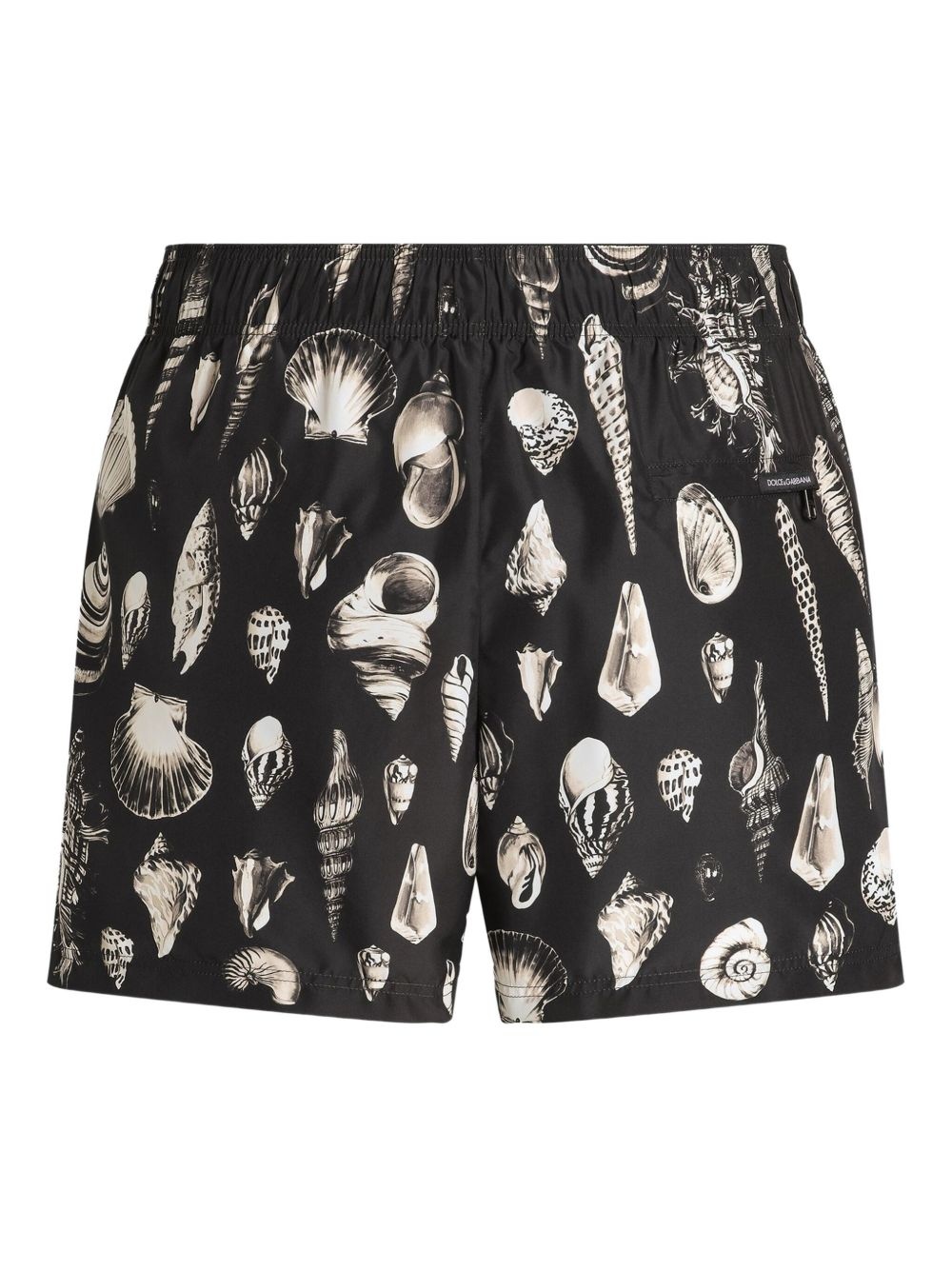 shell-print swim shorts - 2