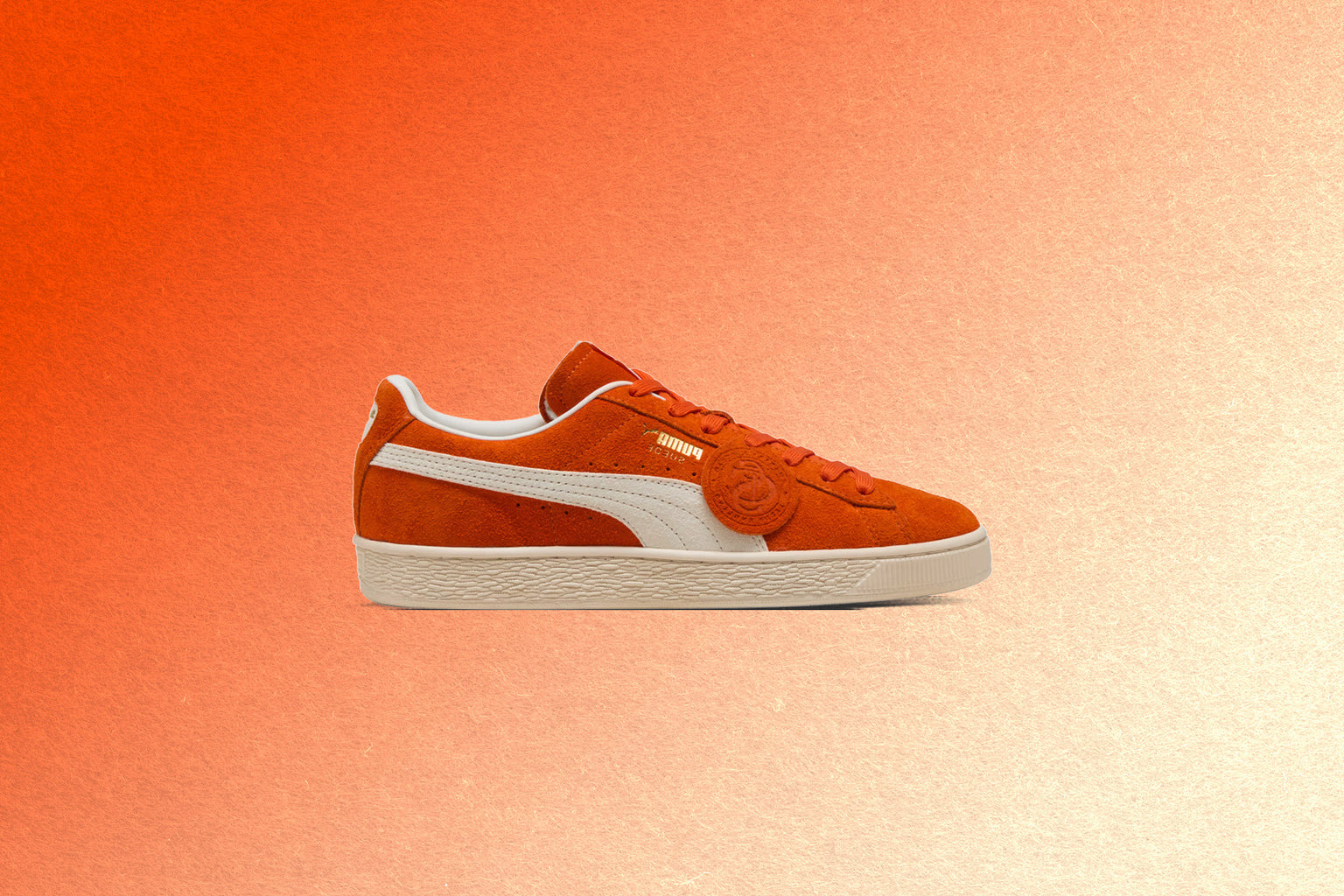 SUEDE CHARLES F. STEAD IV - ORANGE GLO/WHITE - 2