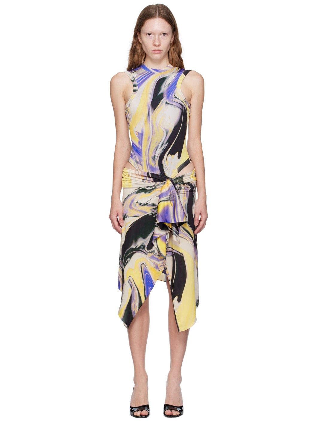 Multicolor Mirna Midi Dress - 1