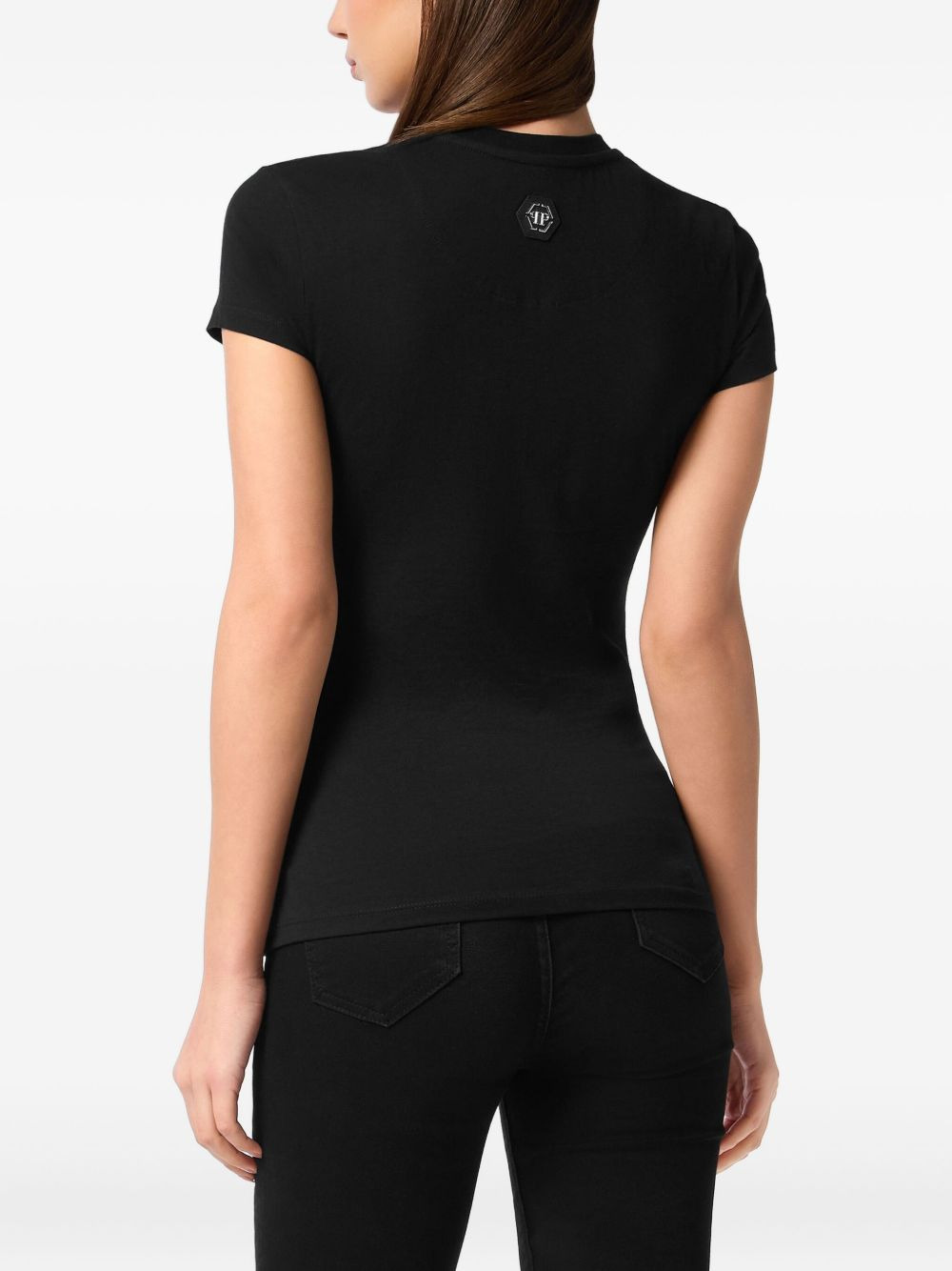 crystal-embellished teddy t-shirt - 3