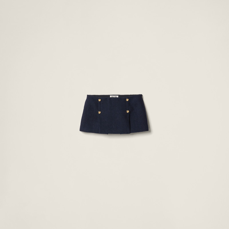 Tweed 미니 스커트 - 1