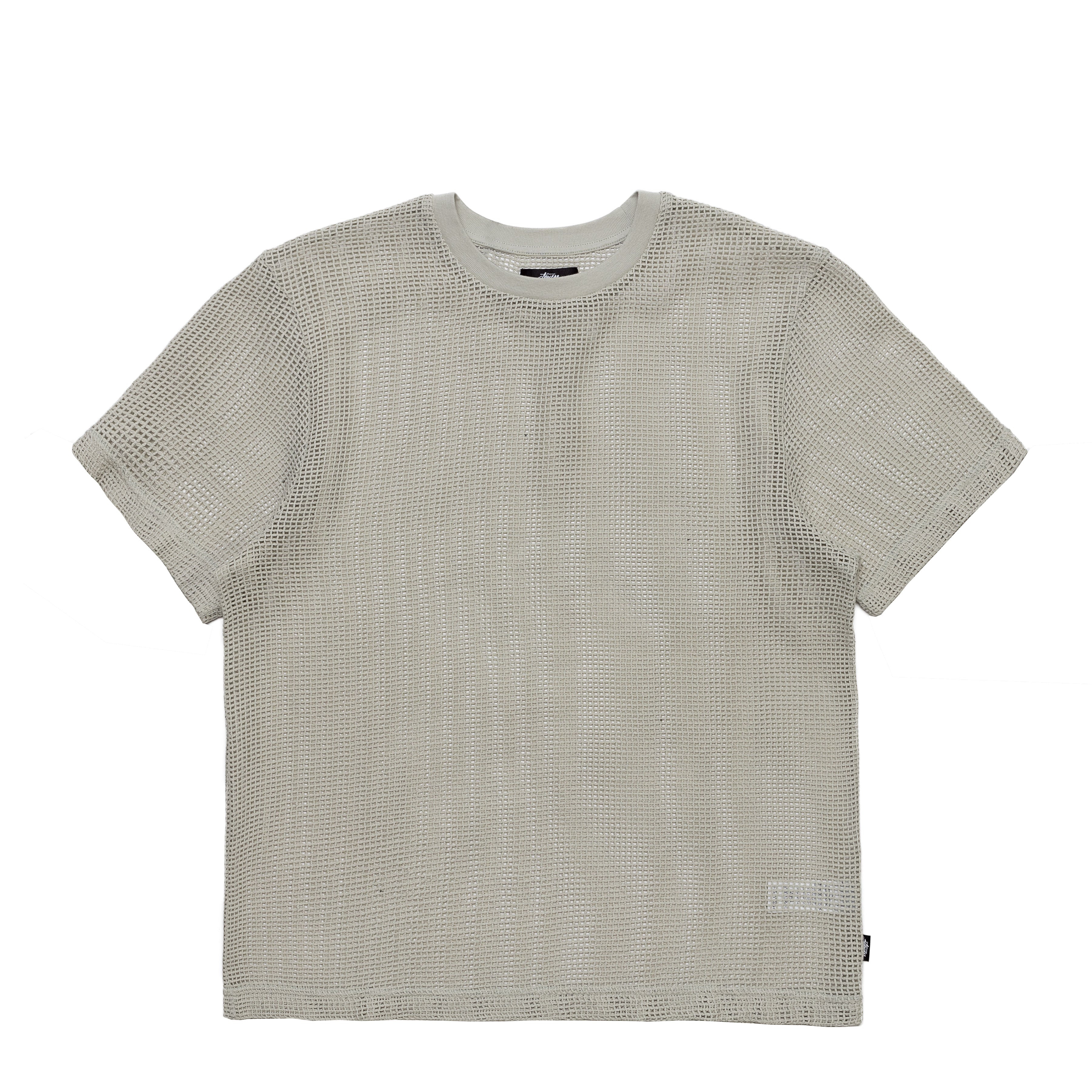 COTTON MESH SS CREW - 1