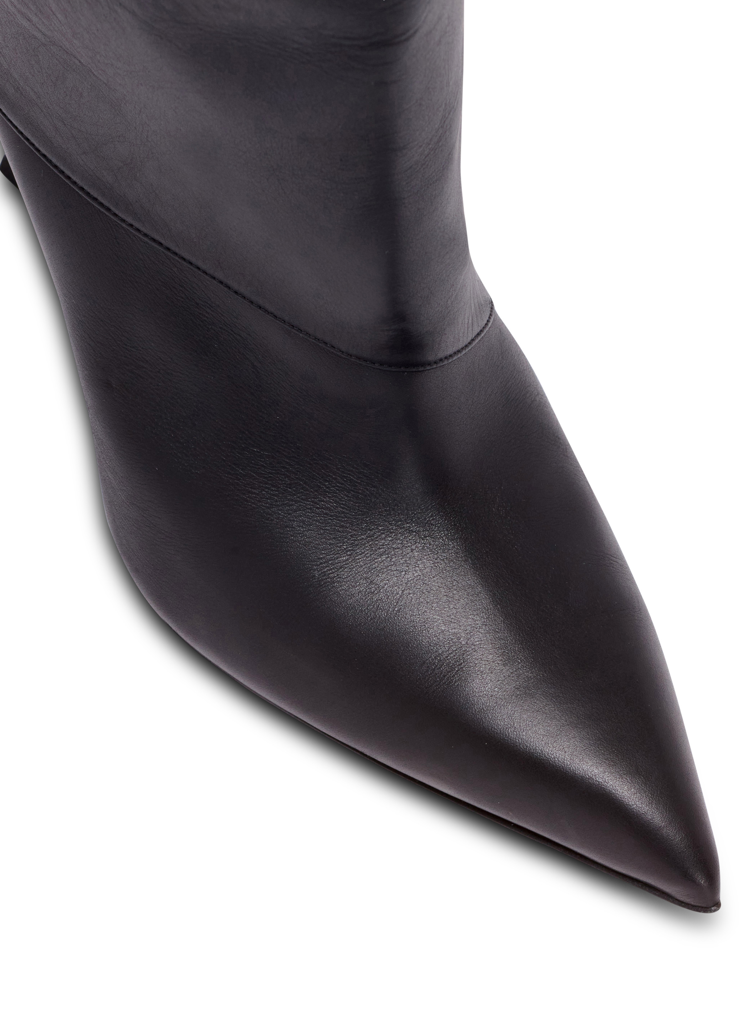 Twist heeled leather boots - 5