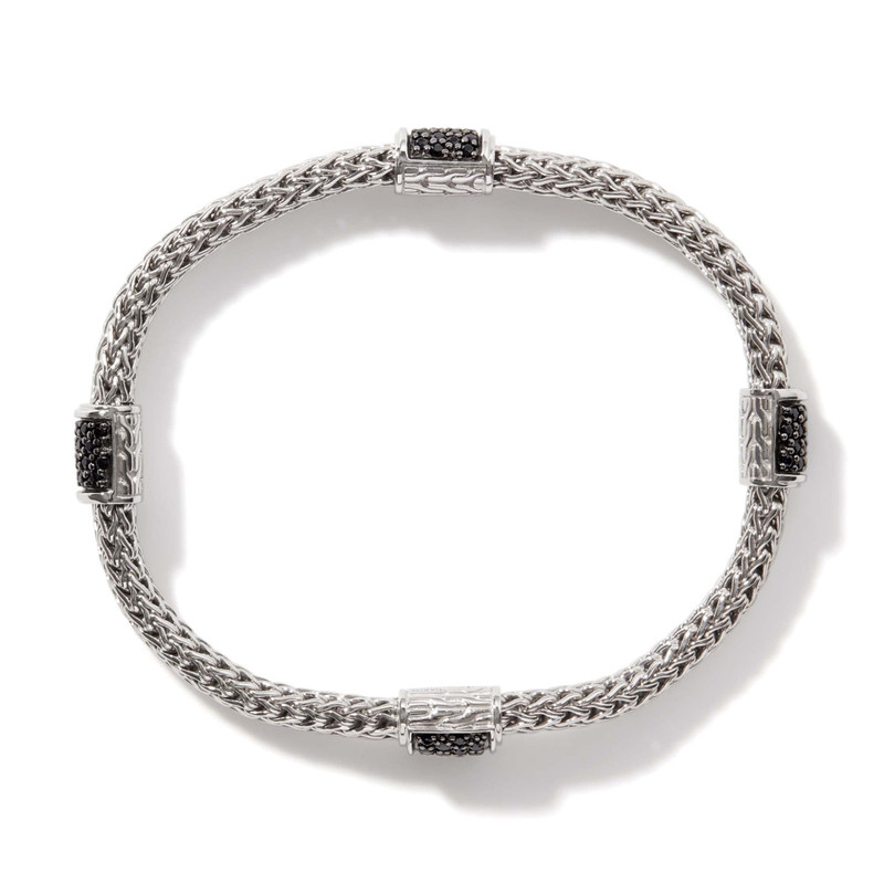 Icon Bracelet, Sterling Silver, Gemstones, 5MM 4