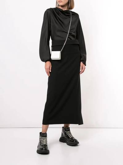 Yohji Yamamoto wool cropped loose fit trousers outlook