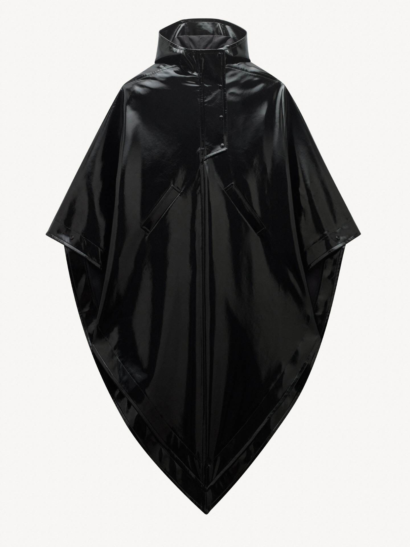 JERSEY VARNISHED CAPE - 1