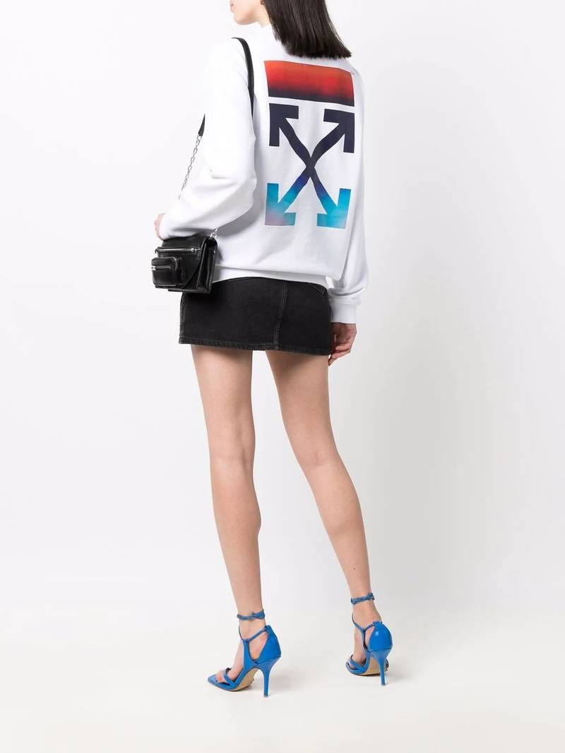 Off-White signature arrows print sweatshirt outlook