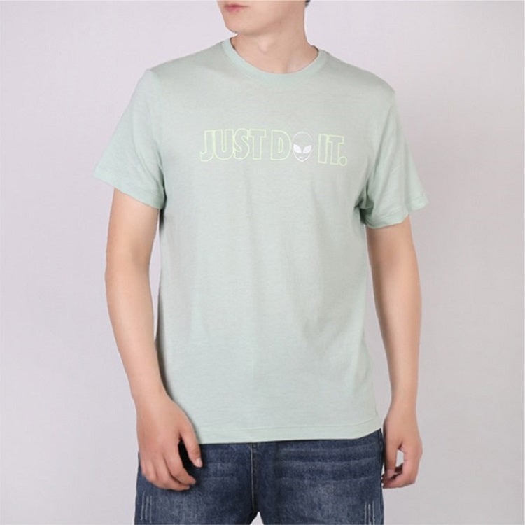 Nike Sportswear Alien Printing Short Sleeve Grass Green  CV8968-321 - 3