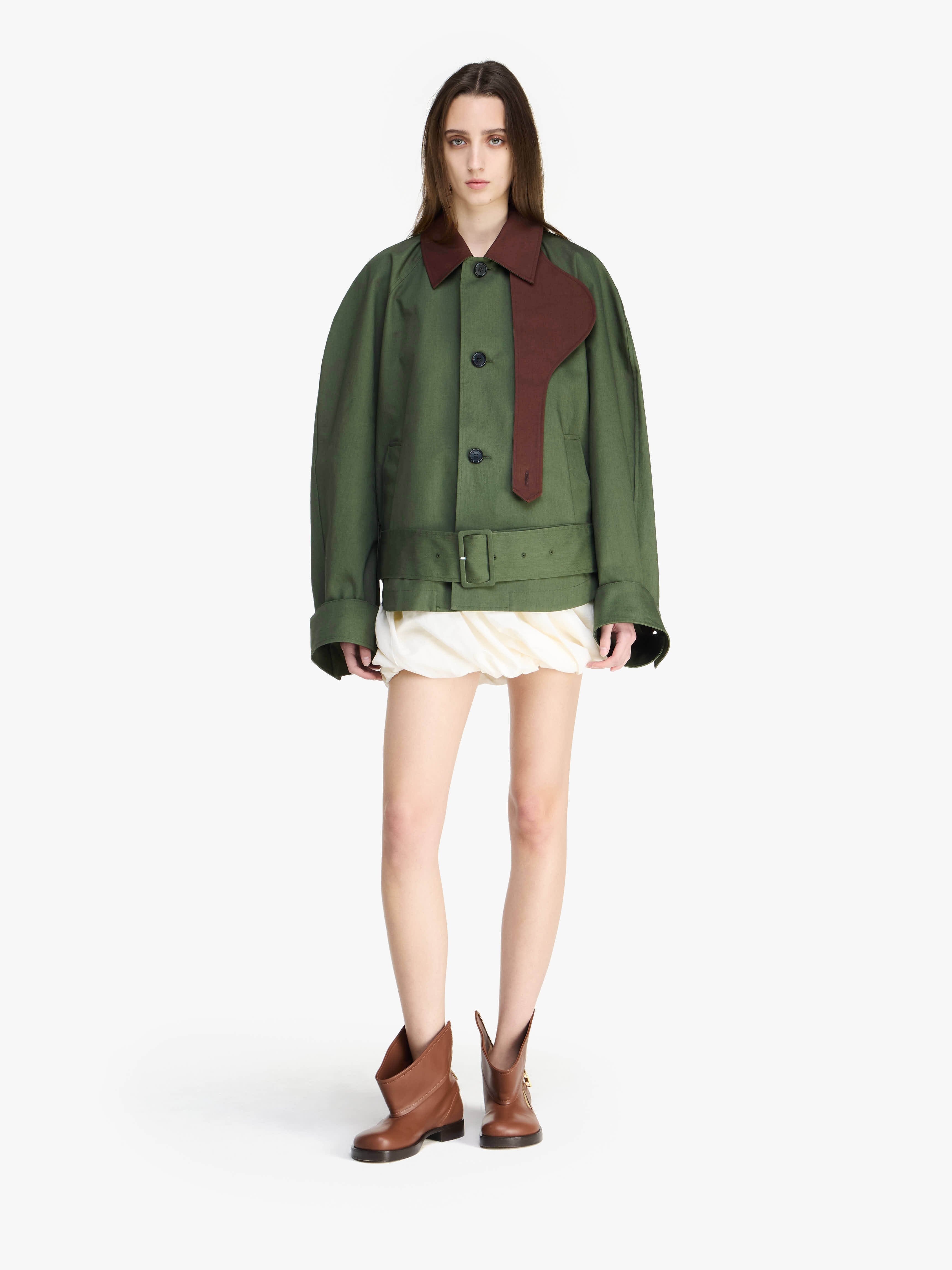 ROUNDED BLOUSON JACKET - 2