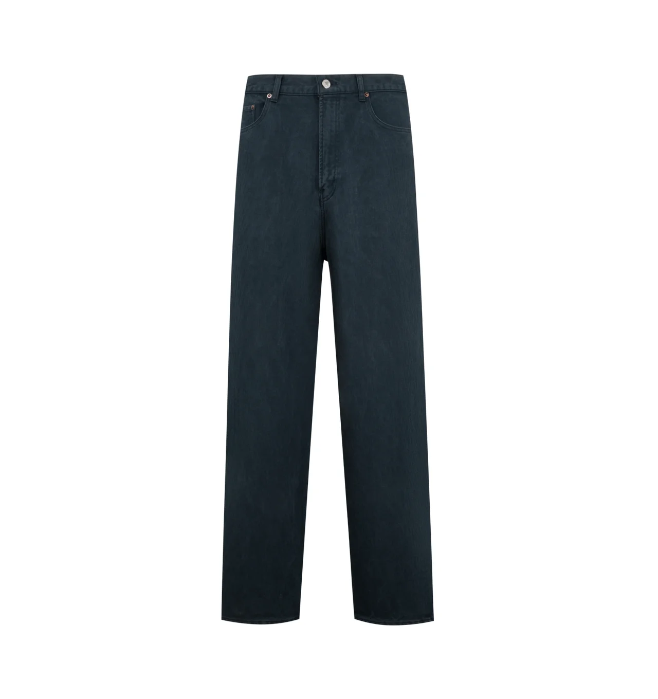 WASHED SILK COTTON PIQUE PANTS - 1