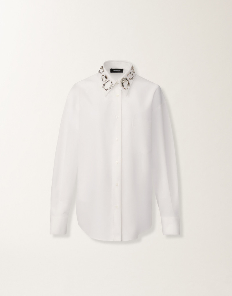 Poplin long shirt 1