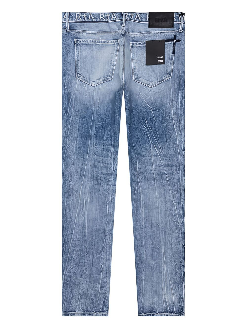 Bryant embroidered-cross jeans - 2