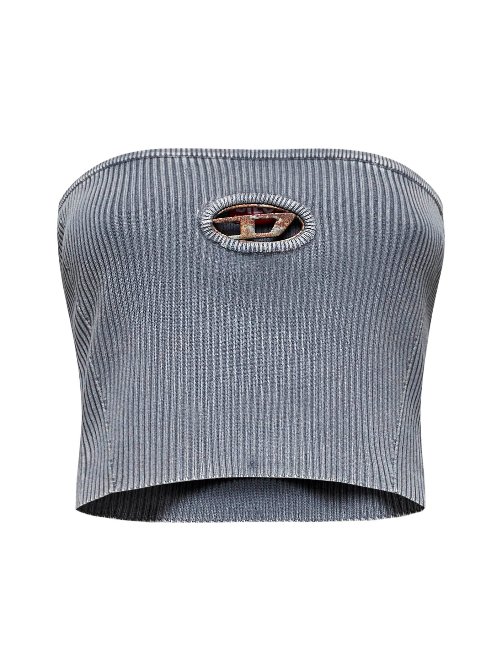 Grey M-Clarksvillex bandeau top - 1