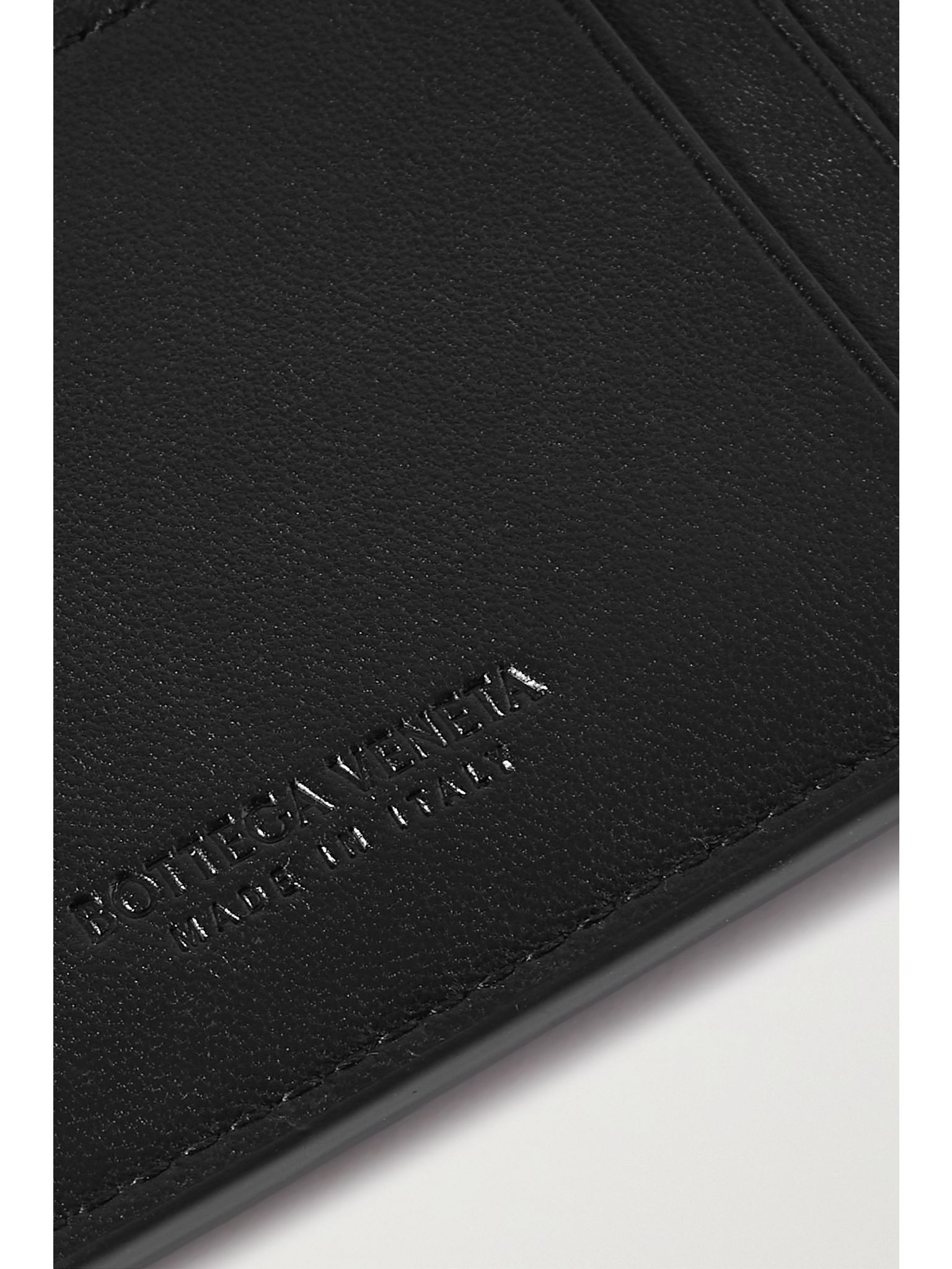Cassette intrecciato leather cardholder Black - 4
