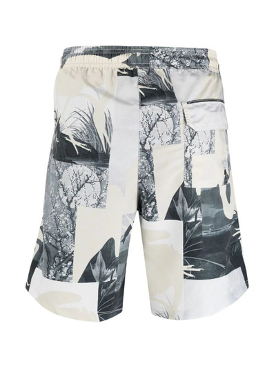 Heron Preston HP cutout swimming shorts outlook