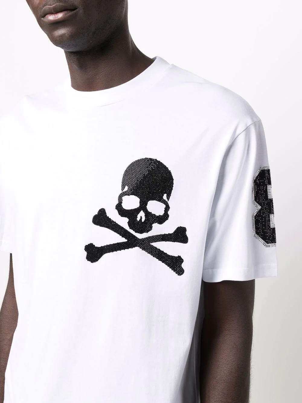 skull-print cotton T-shirt - 6