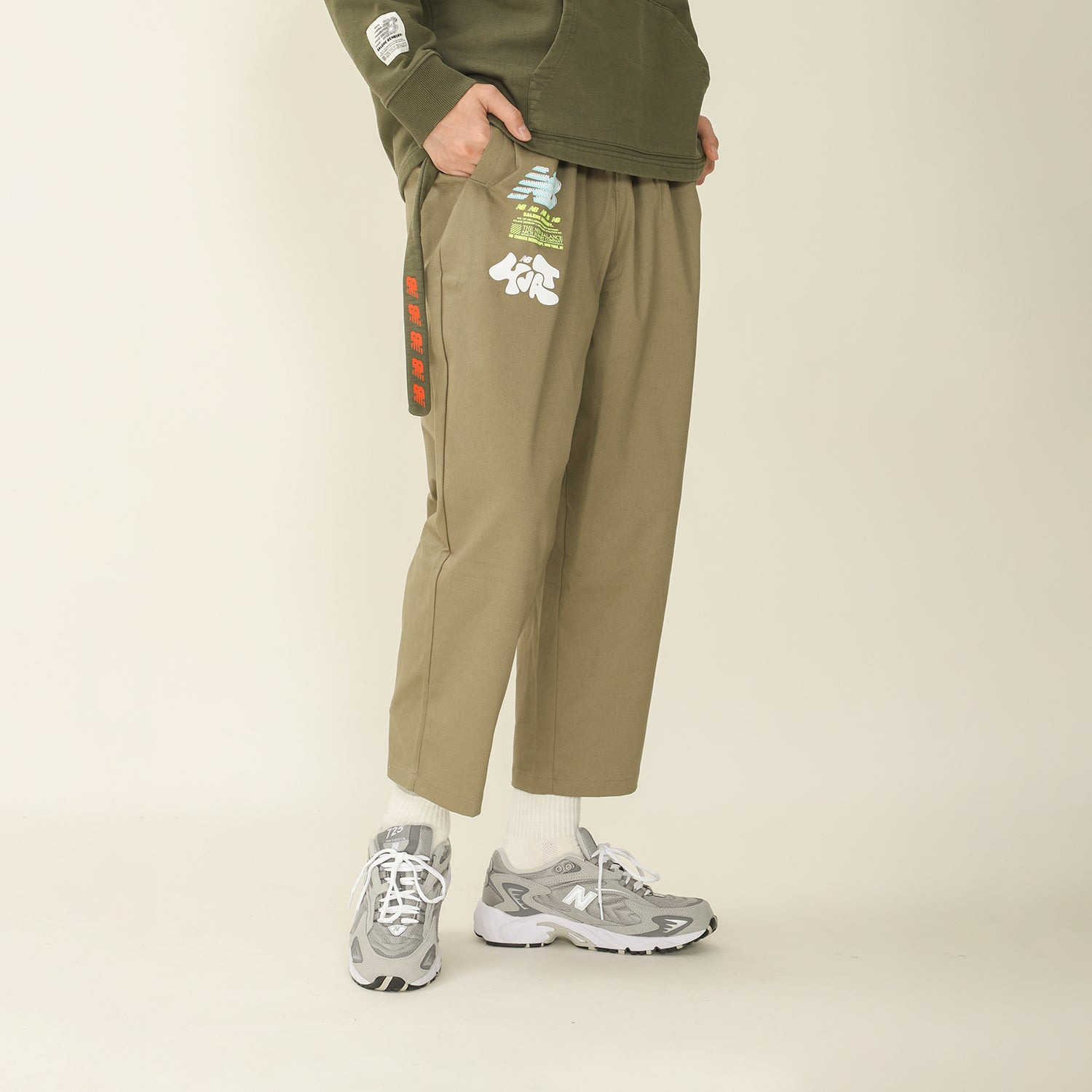 New Balance x Salehe Yurt Pants 'Khaki' MP11563-CGN - 6