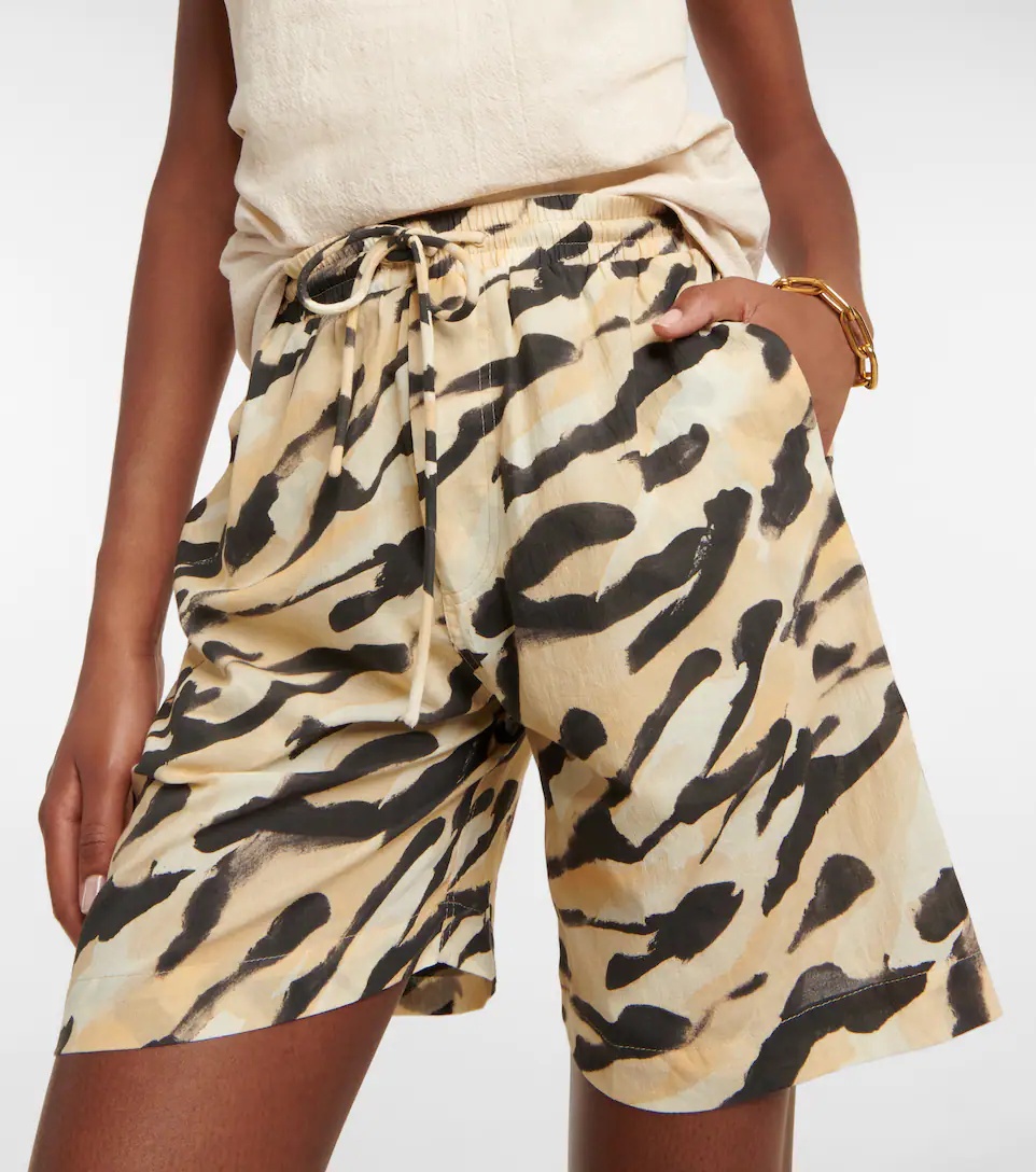High-rise printed shorts - 4