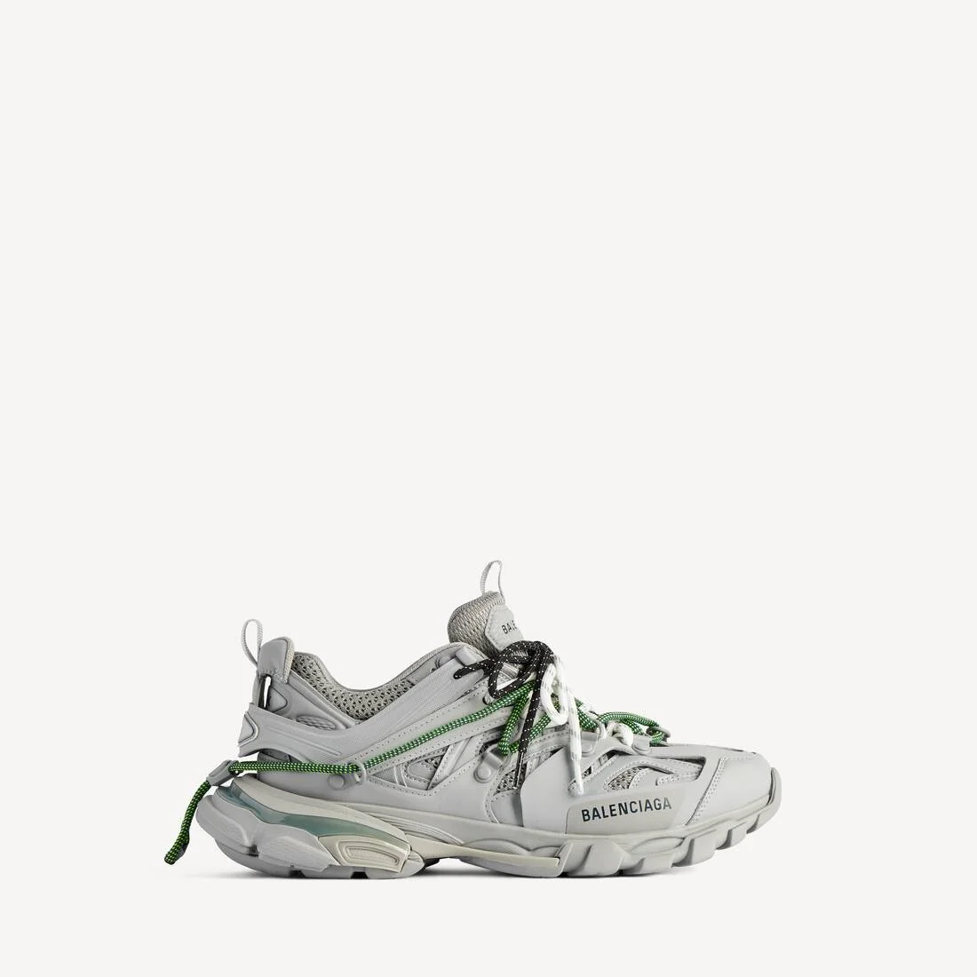 Men's Track Trail Laces Sneaker in Grey/yellow/white/navy - 1