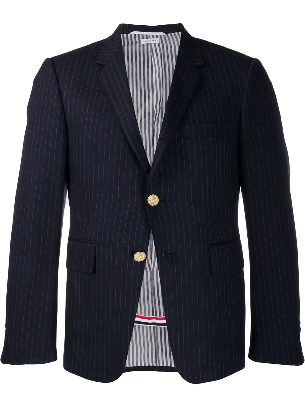 striped sport blazer - 1