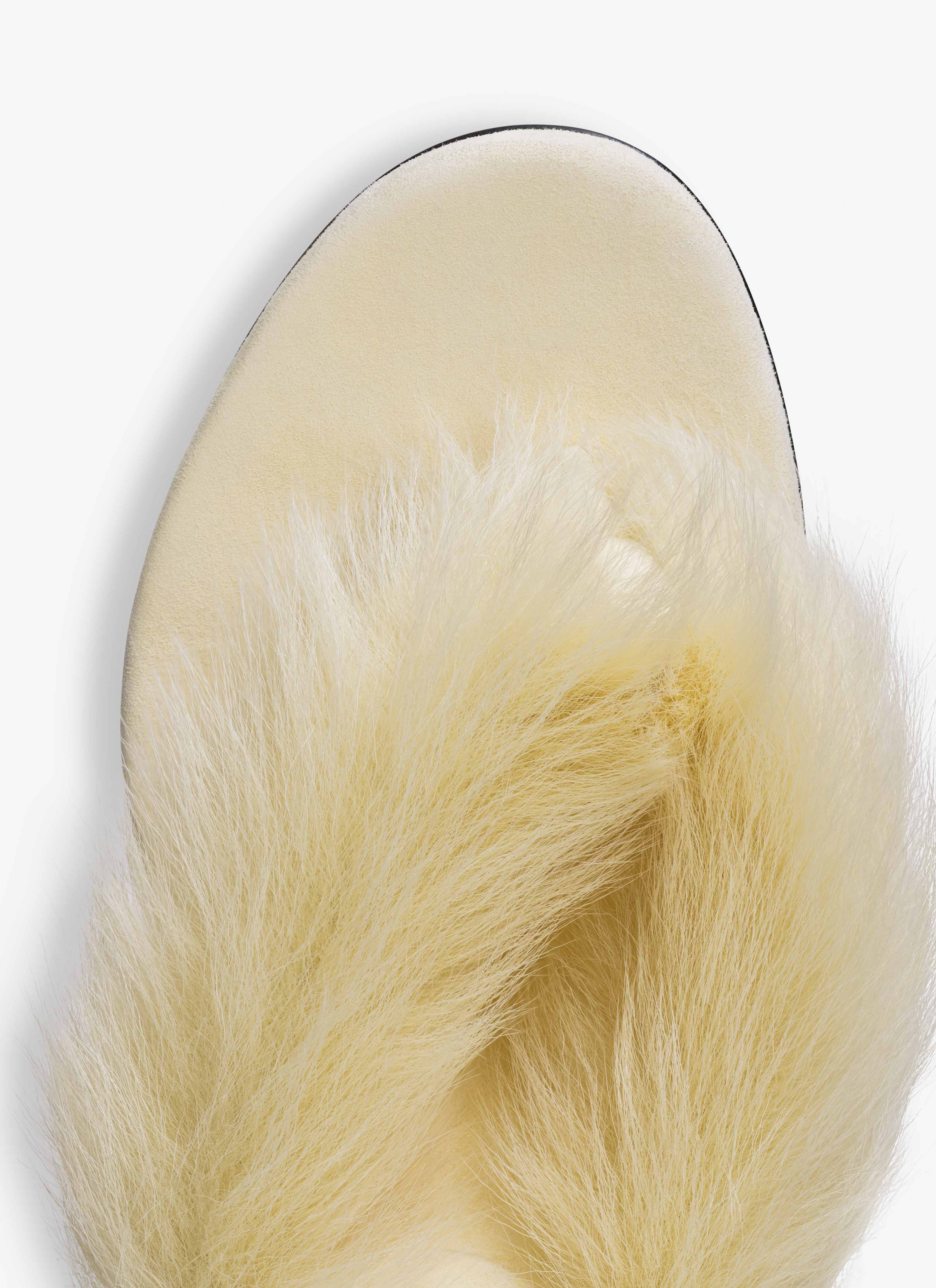 HEEL THONG MULES IN LAMBSKIN - 4