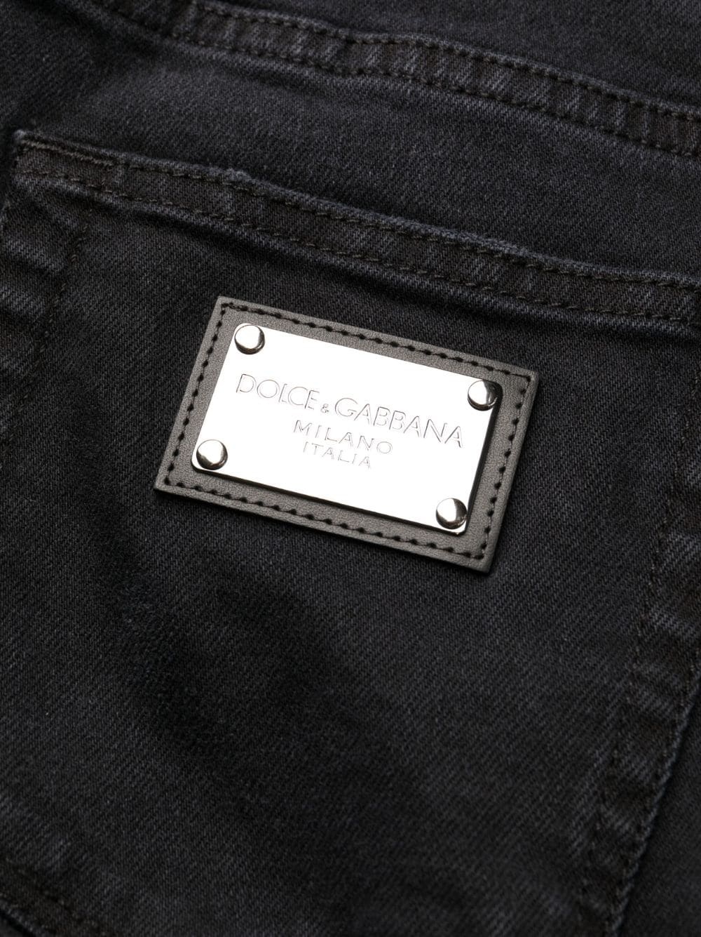 mid-rise skinny jeans - 6