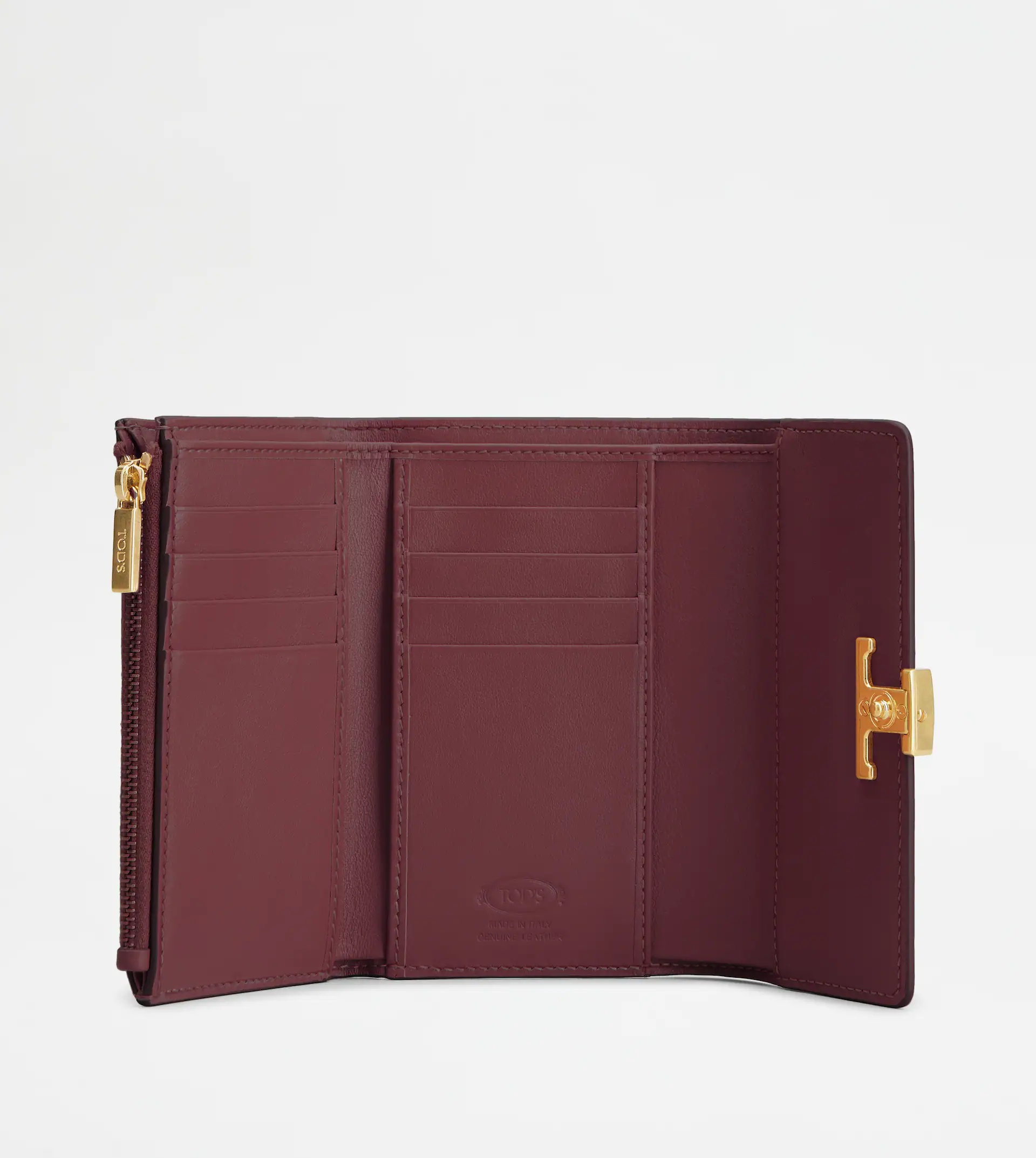 TIMELESS WALLET IN LEATHER - RED - 2