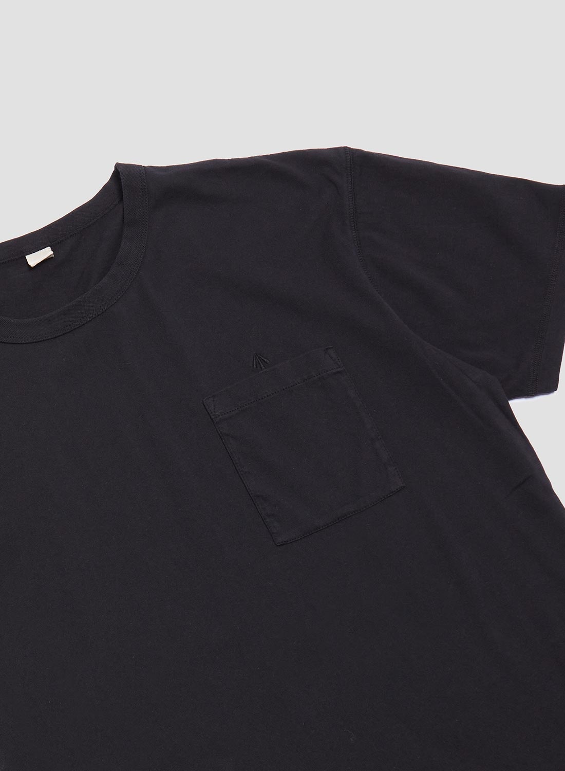 Classic Pocket Tee in Black - 2