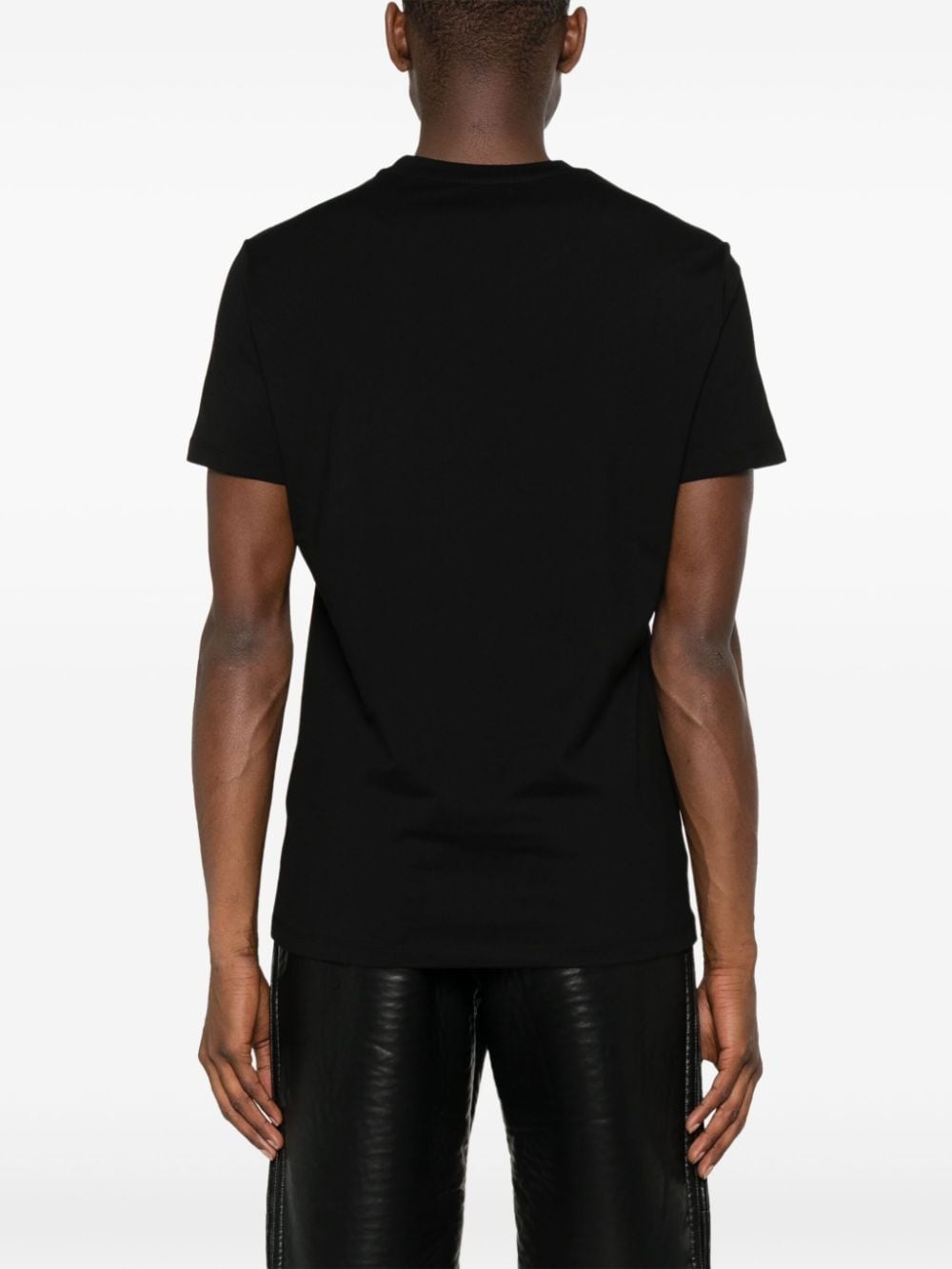 logo-appliquÃ© cotton T-shirt - 4