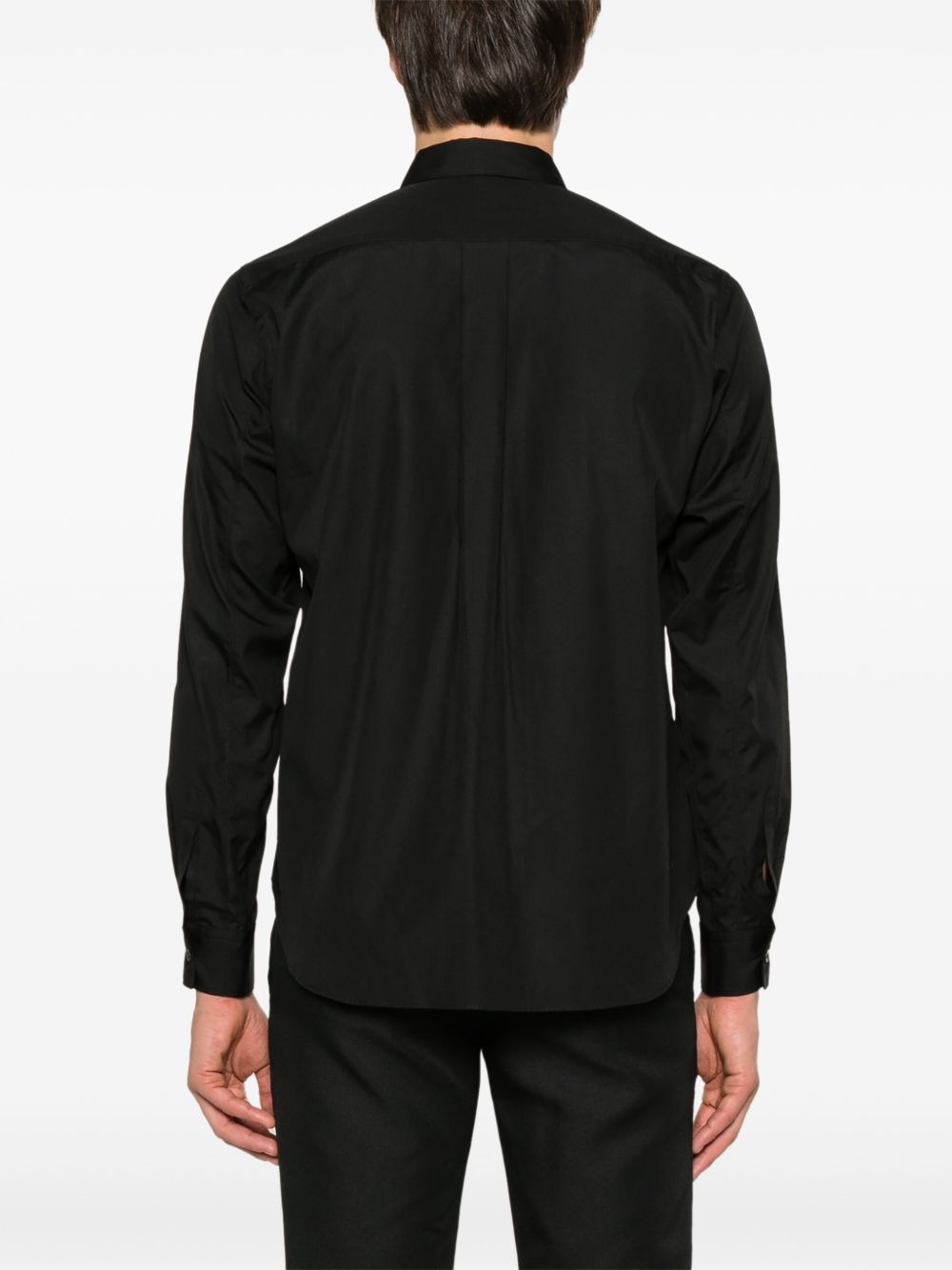draped-detail shirt - 4