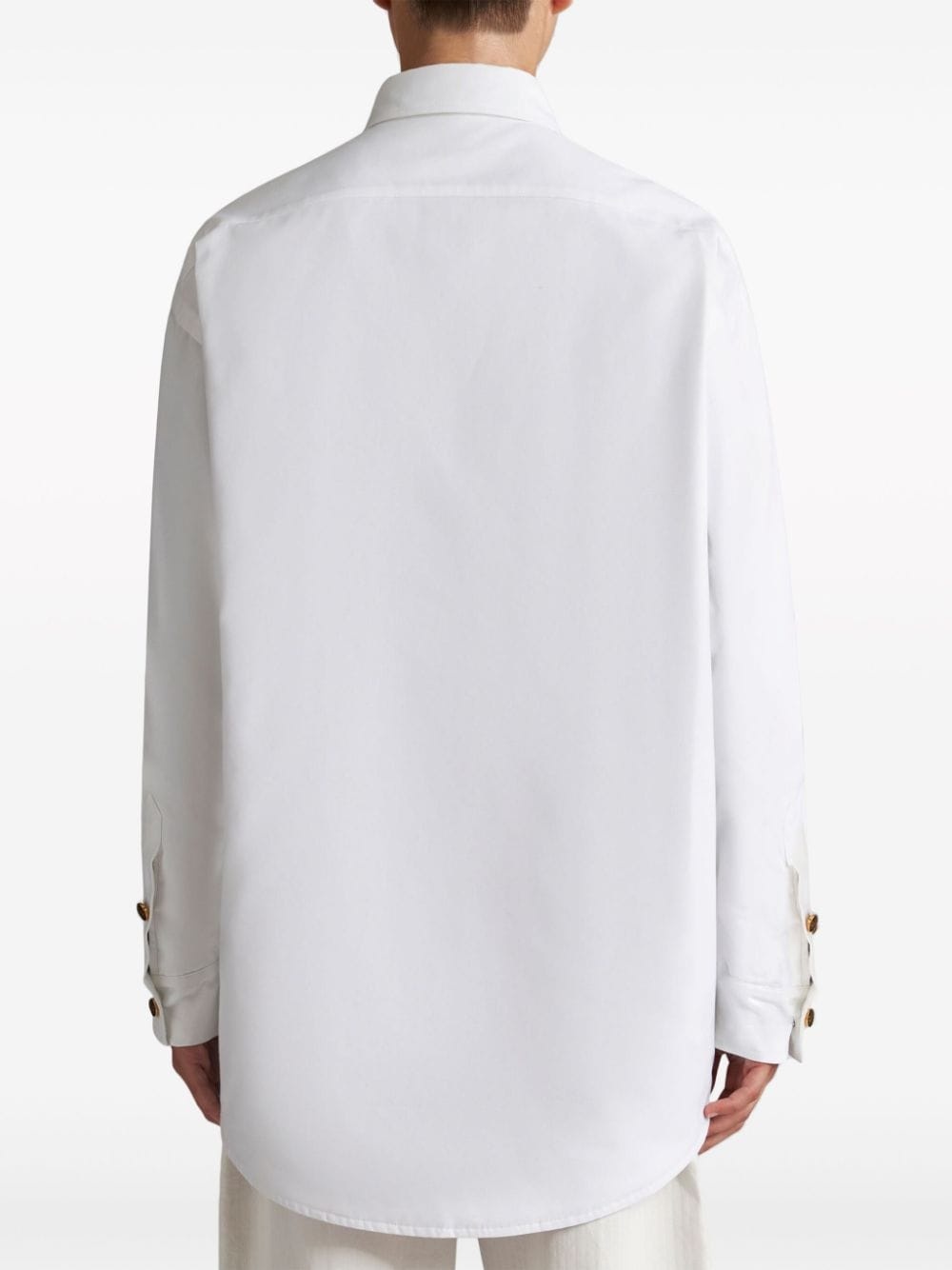 padded cotton shirt jacket - 4