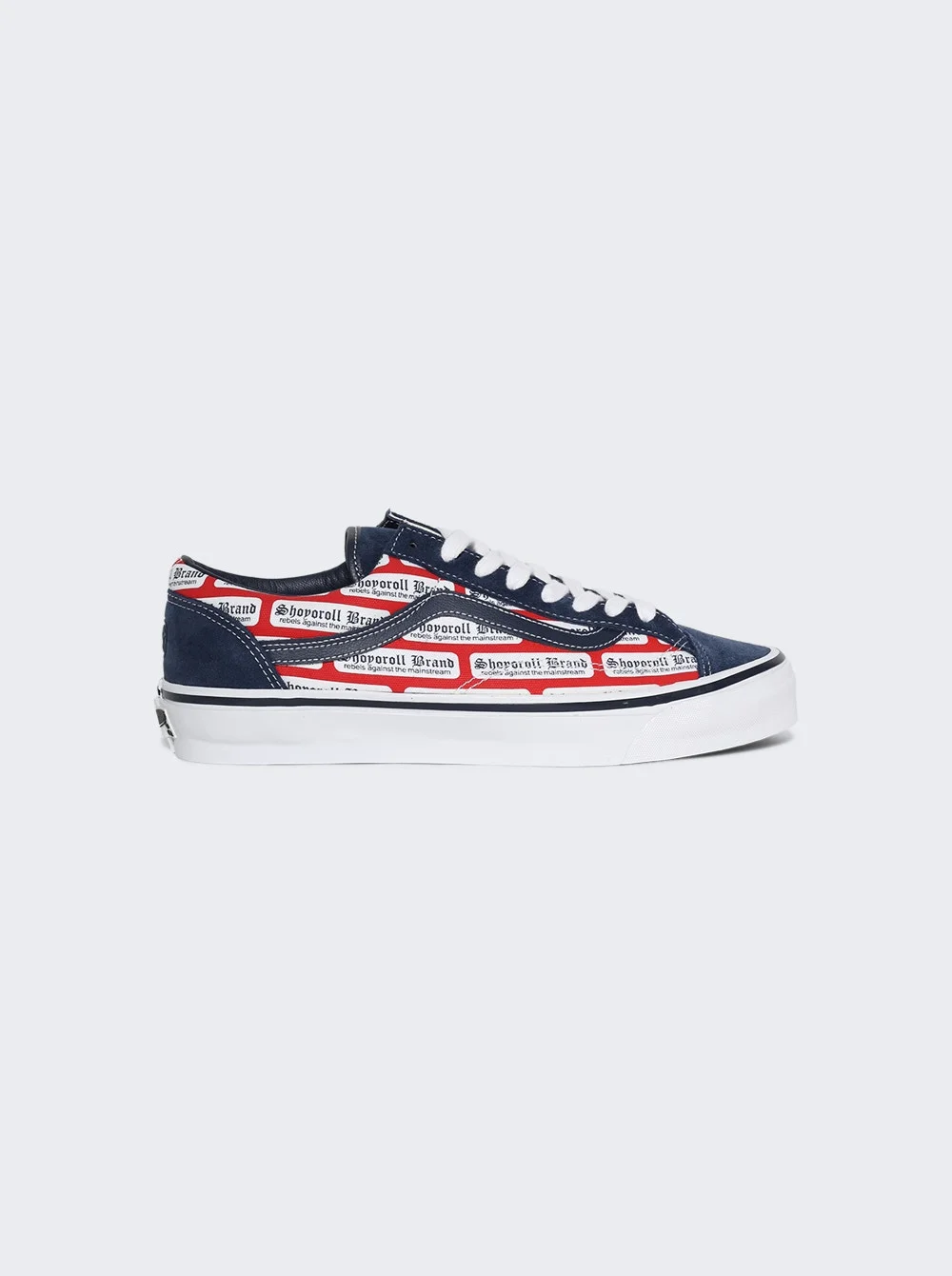 X Shoyoroll Otw Old Skool 36 Sneakers Dress Blue And Racing Red - 1