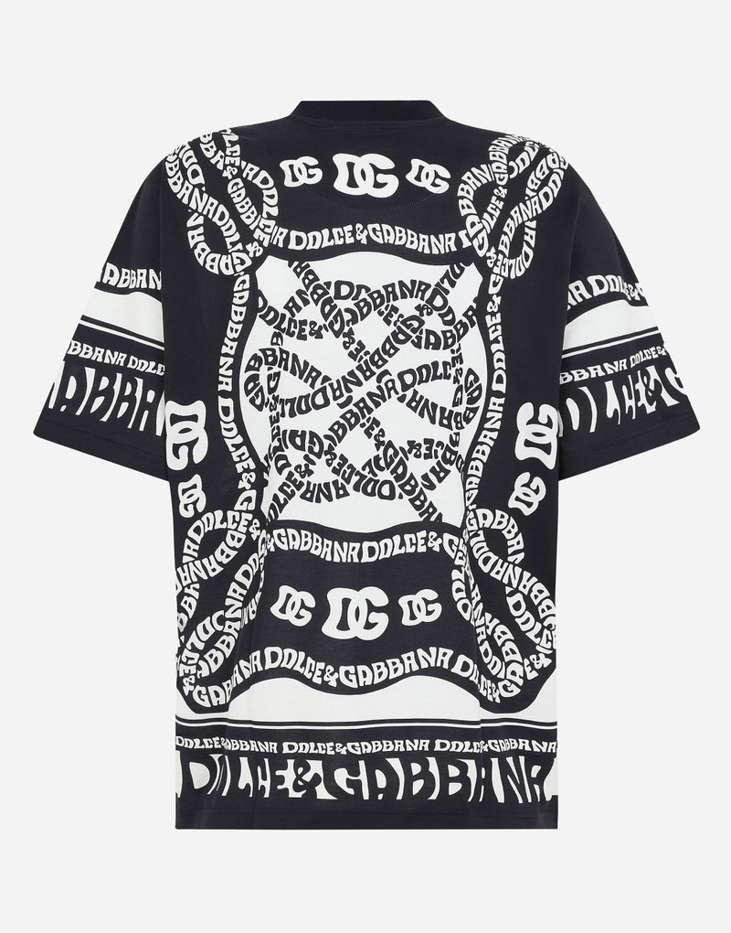 Dolce & Gabbana Short-sleeved Marina-print T-shirt outlook
