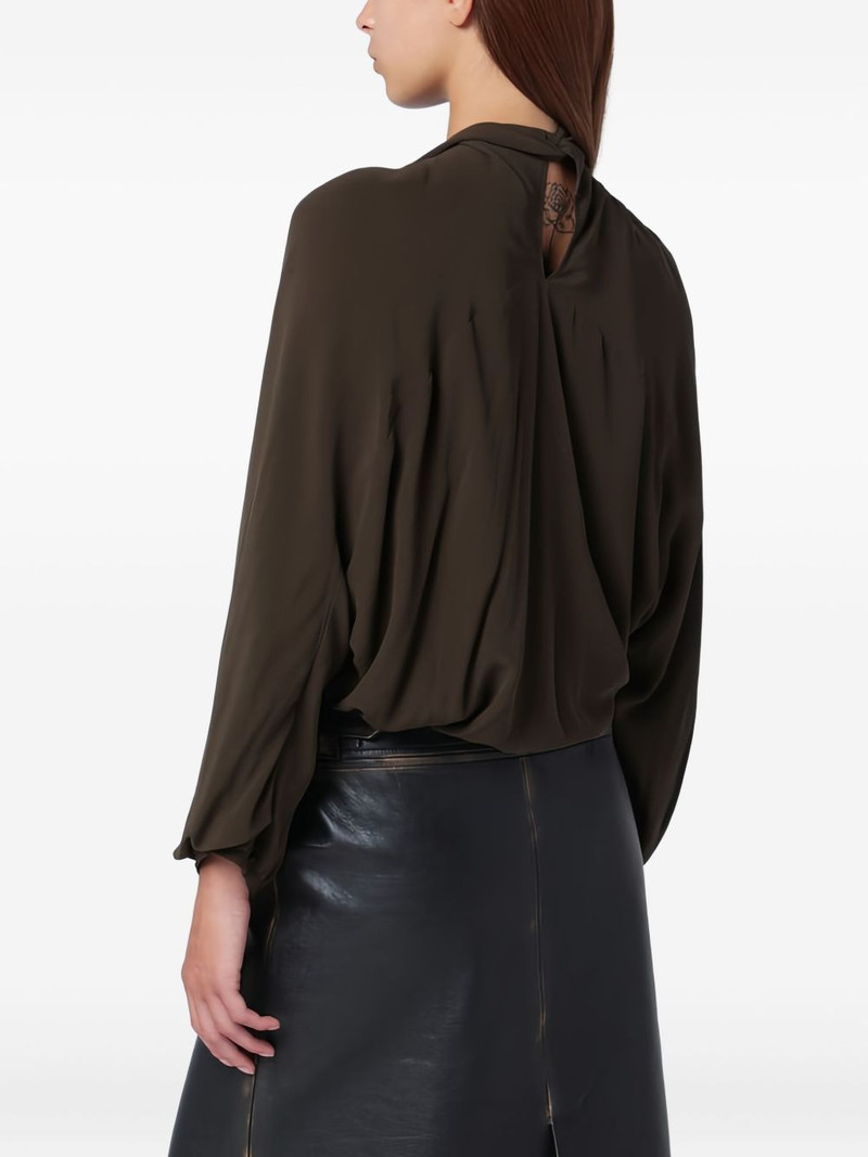 long sleeve twisted top 3