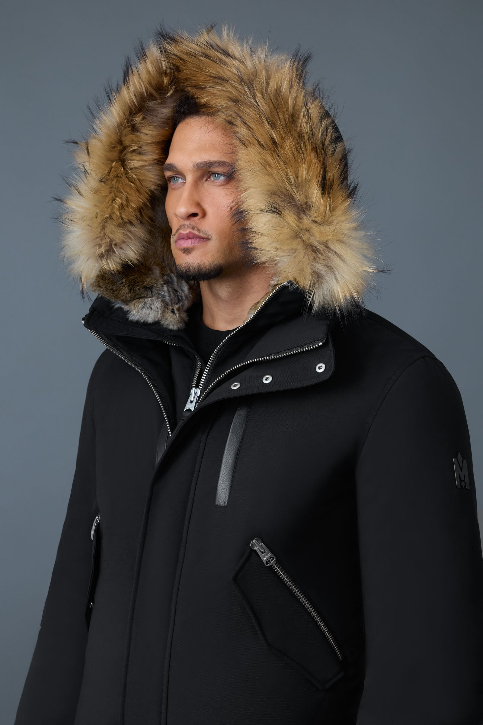 DIXON 2-in-1 Nordic Tech down bomber with natural fur - 5