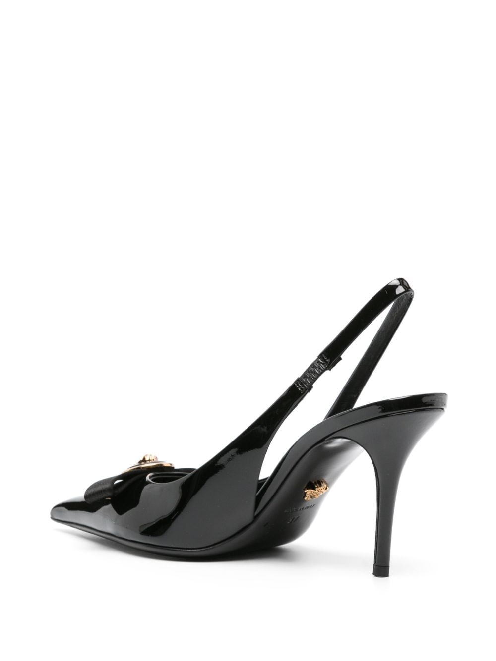 Gianni Ribbon 85mm slingback pumps - 3