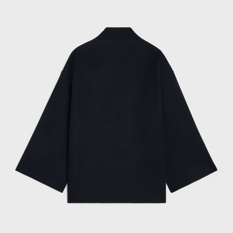 CELINE loose peacoat in double face cashmere outlook