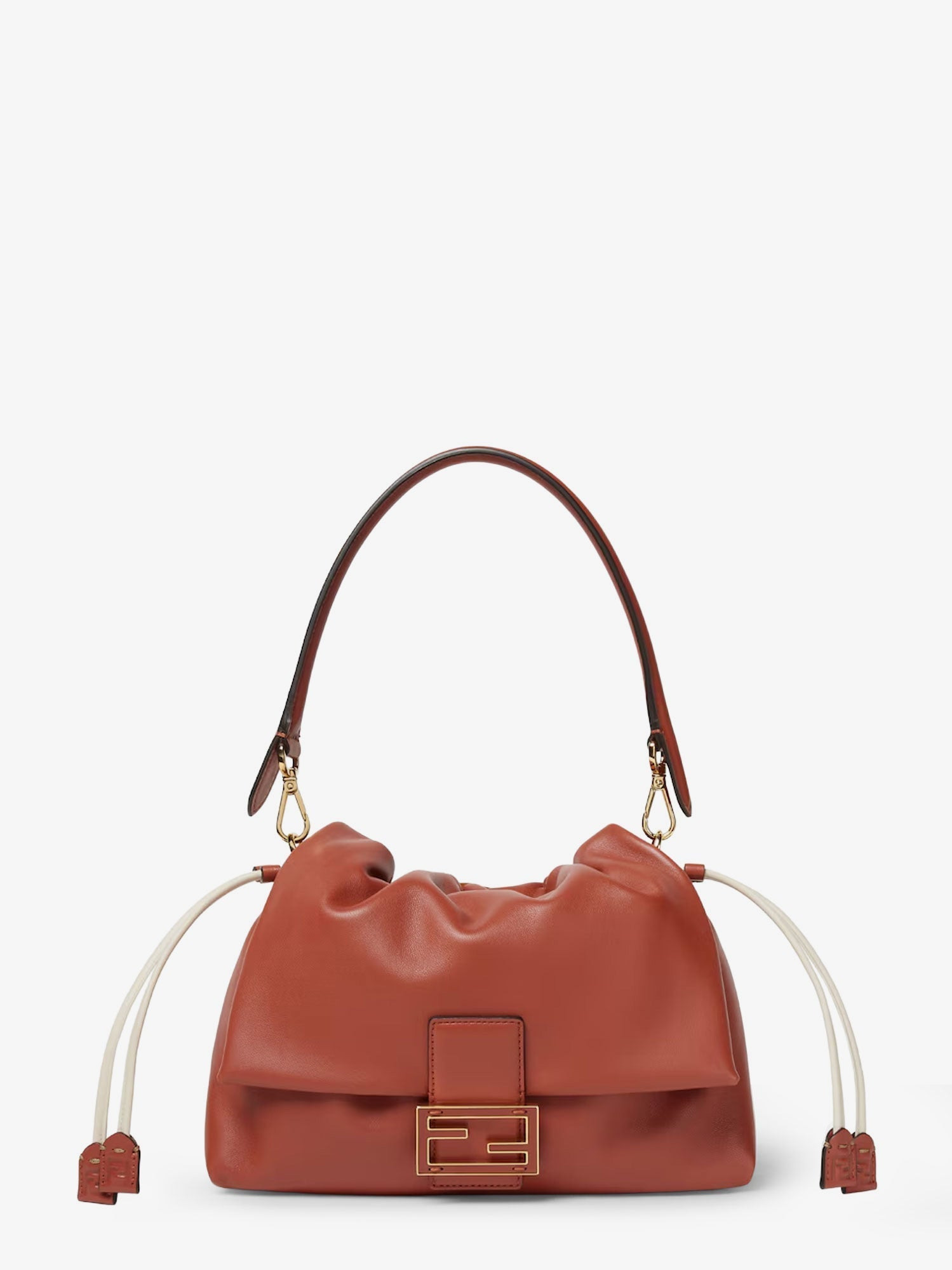Fendi Women Mamma Baguette Leather Shoulder Bag - 1
