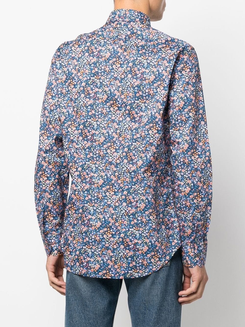 floral-print long-sleeve shirt - 4