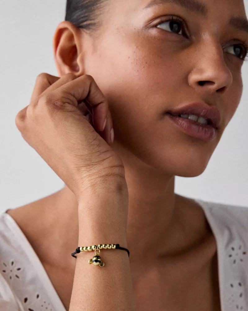 kate spade Summer Daze Bee Cord Bracelet outlook