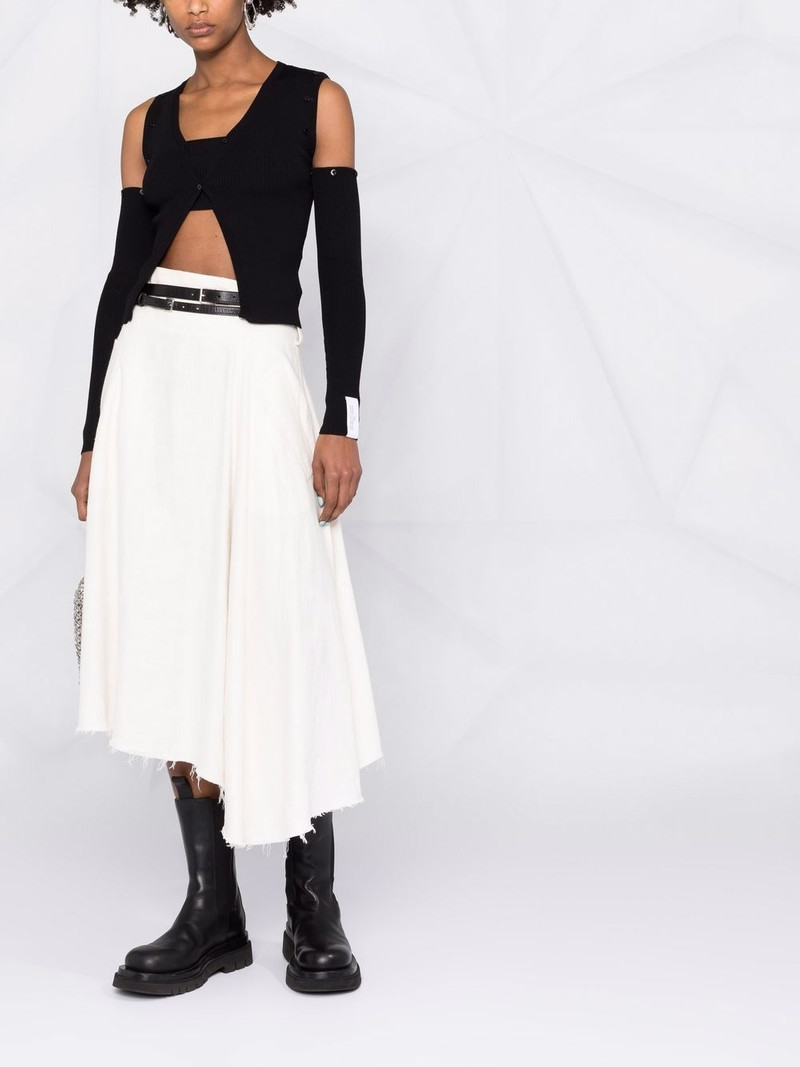 rokh cut-out knitted cardigan outlook
