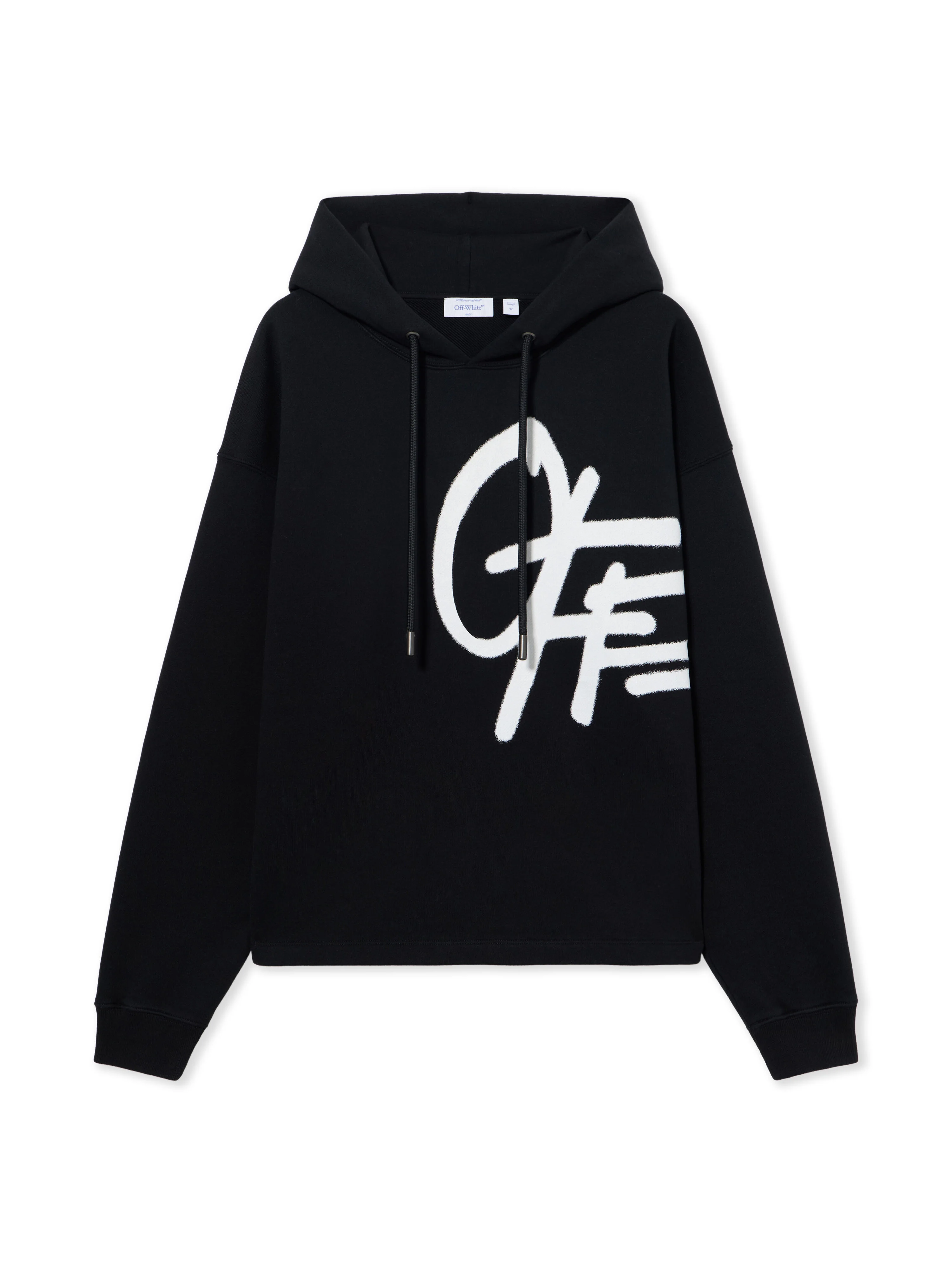 Spray Logo Loose Hoodie - 1