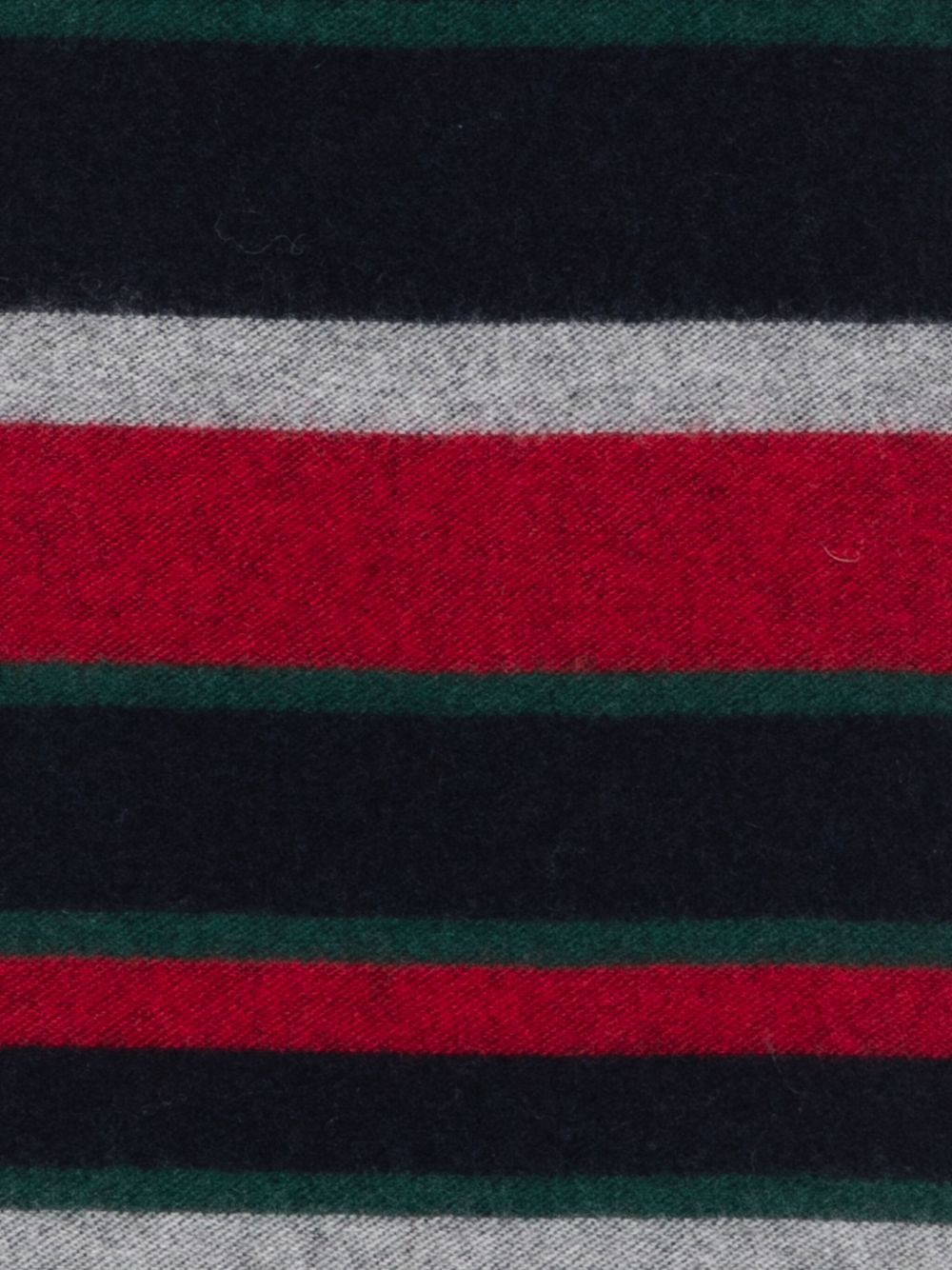 striped fringed scarf - 2